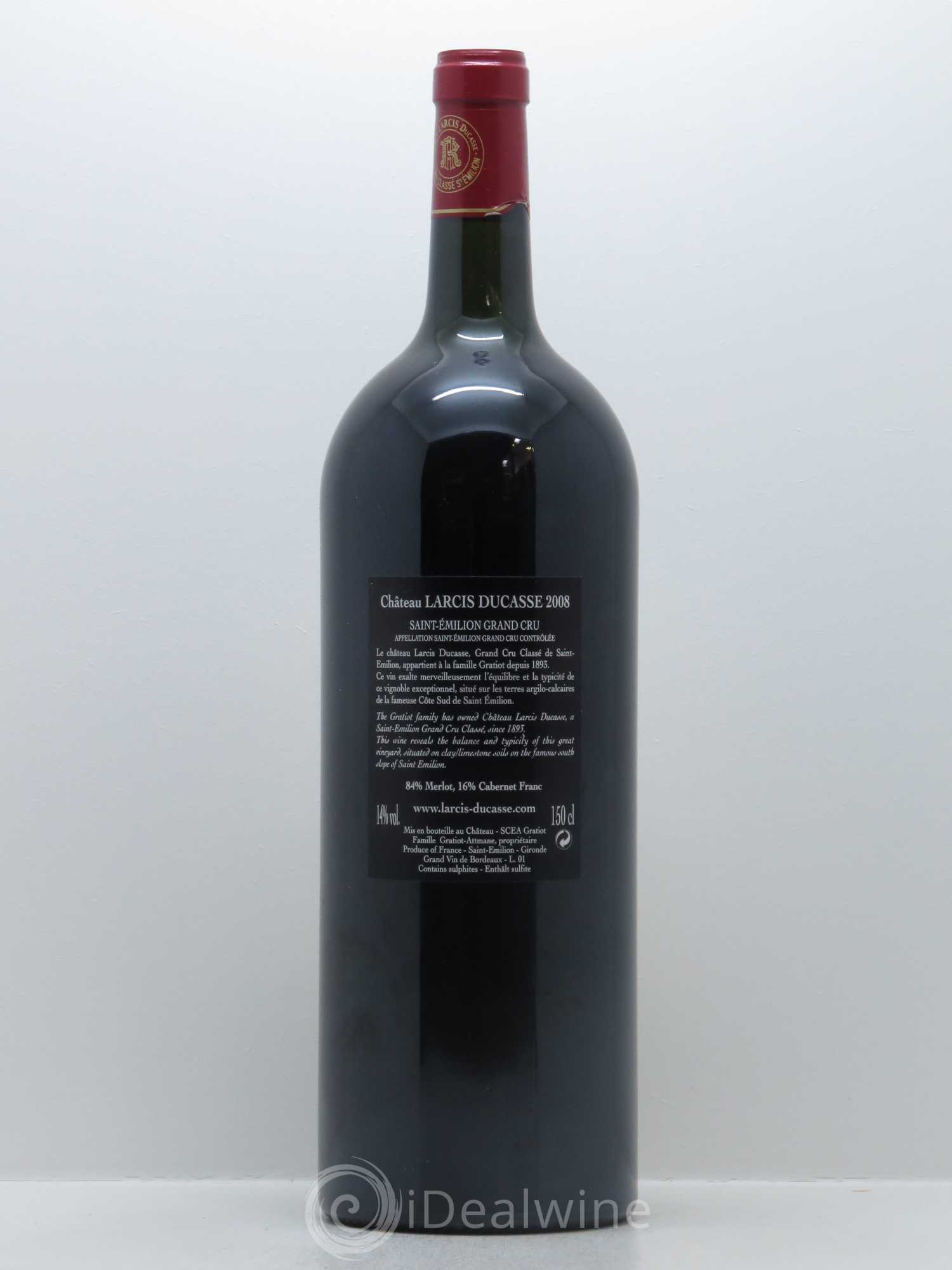 Château Larcis Ducasse 1er Grand Cru Classé B 2008 - Lot de 1 magnum - 1