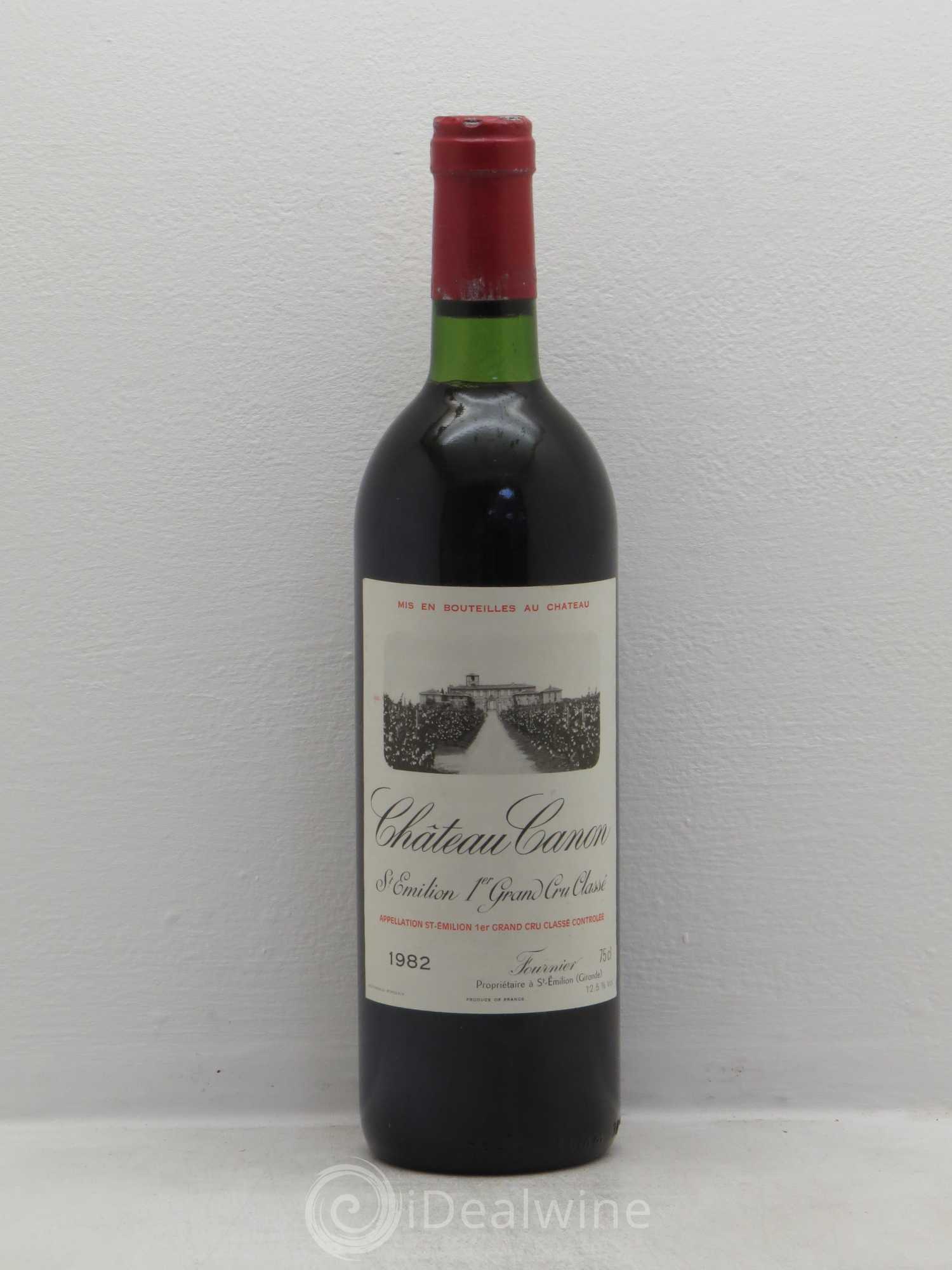 Château Canon 1er Grand Cru Classé B 1982 - Lot de 1 bouteille - 0