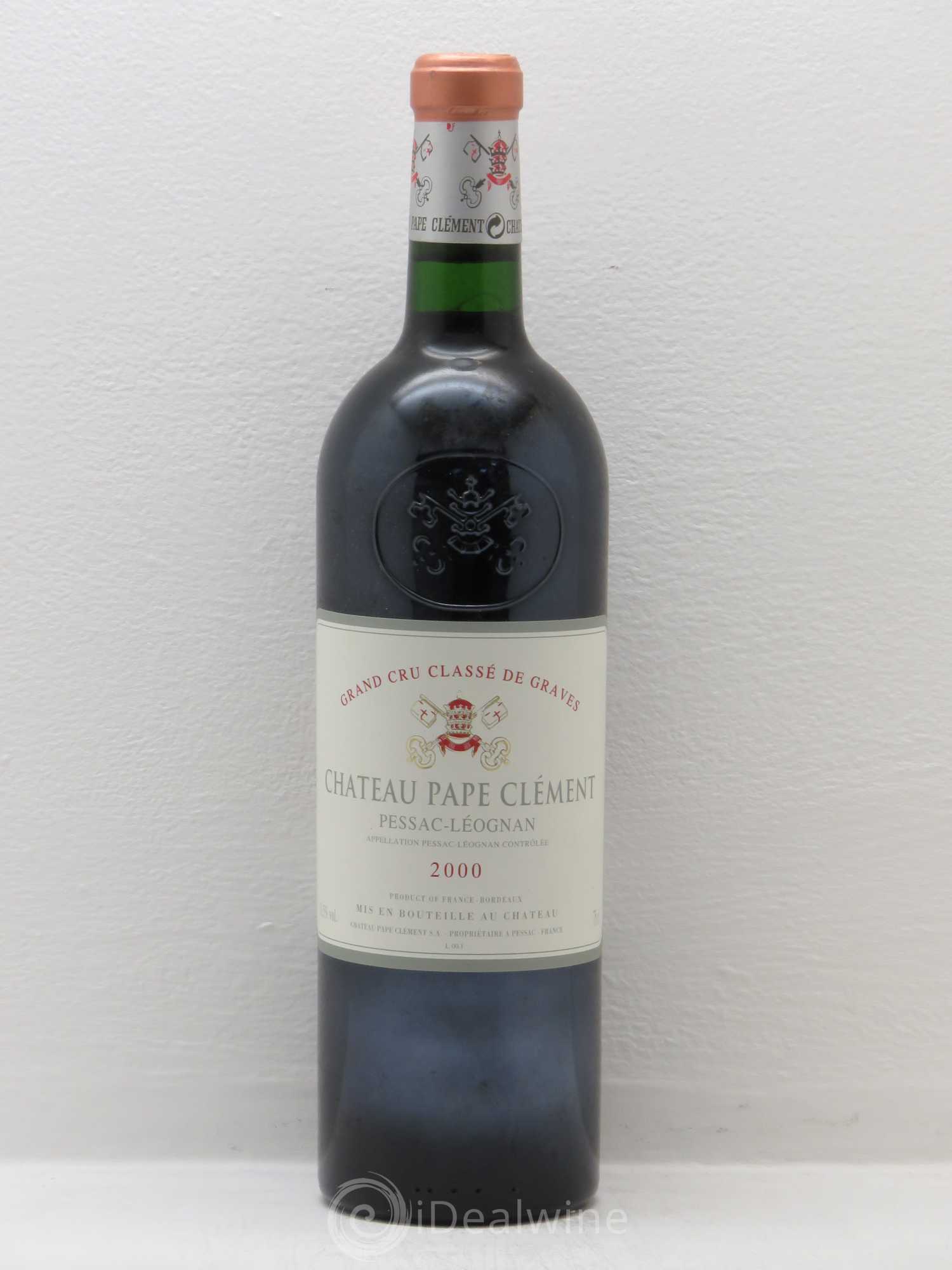 Château Pape Clément Cru Classé de Graves 2000 - Lot de 1 bouteille - 0