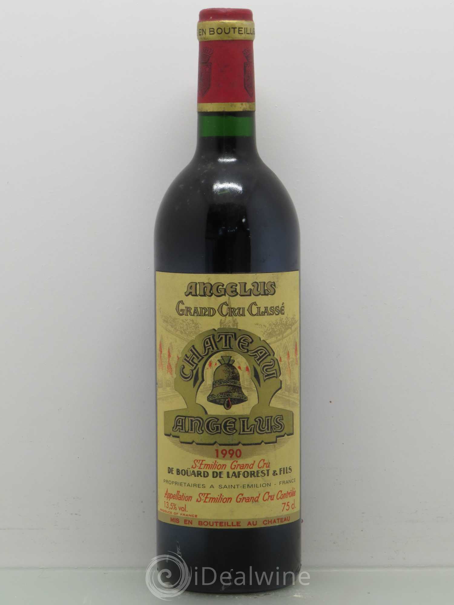 Château Angélus 1er Grand Cru Classé A 1990 - Lot de 1 bouteille - 0