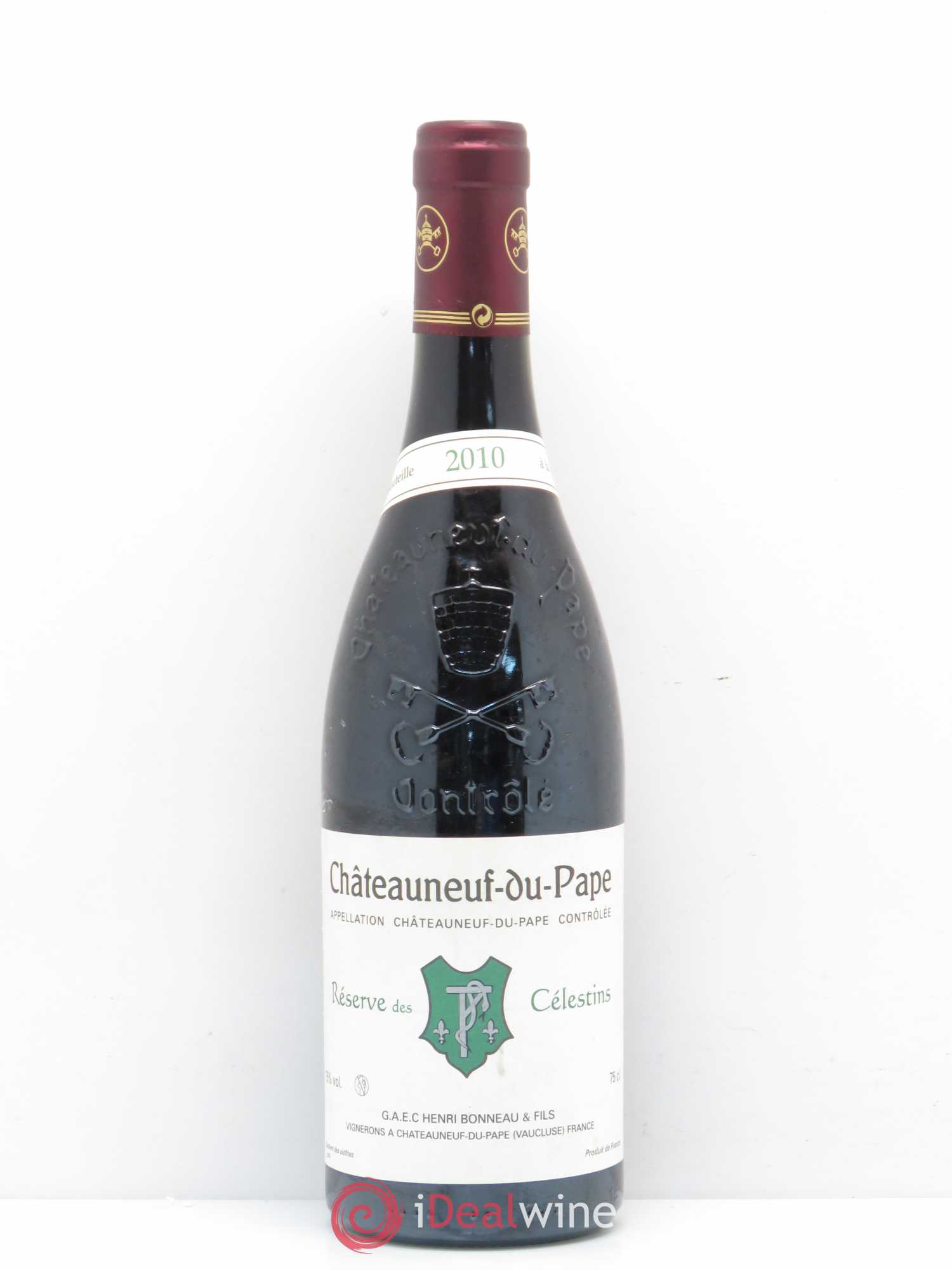 Châteauneuf-du-Pape Réserve des Célestins Henri Bonneau & Fils 2010 - Lot de 1 bouteille - 0