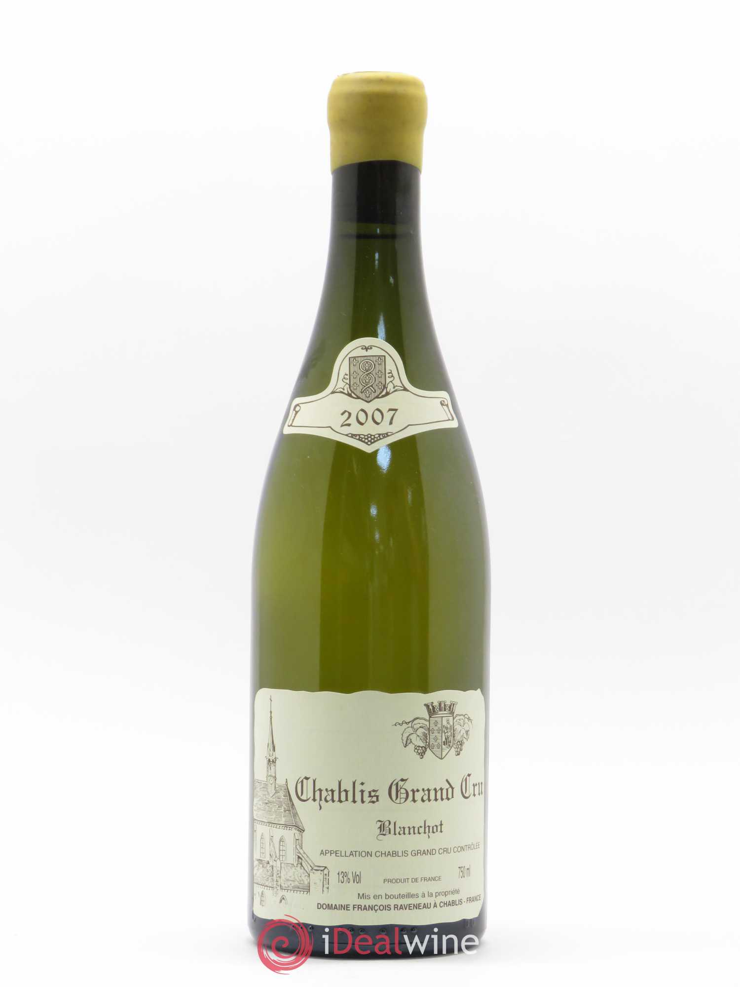 Chablis Grand Cru Blanchot Raveneau (Domaine) 2007 - Lot de 1 bouteille - 0
