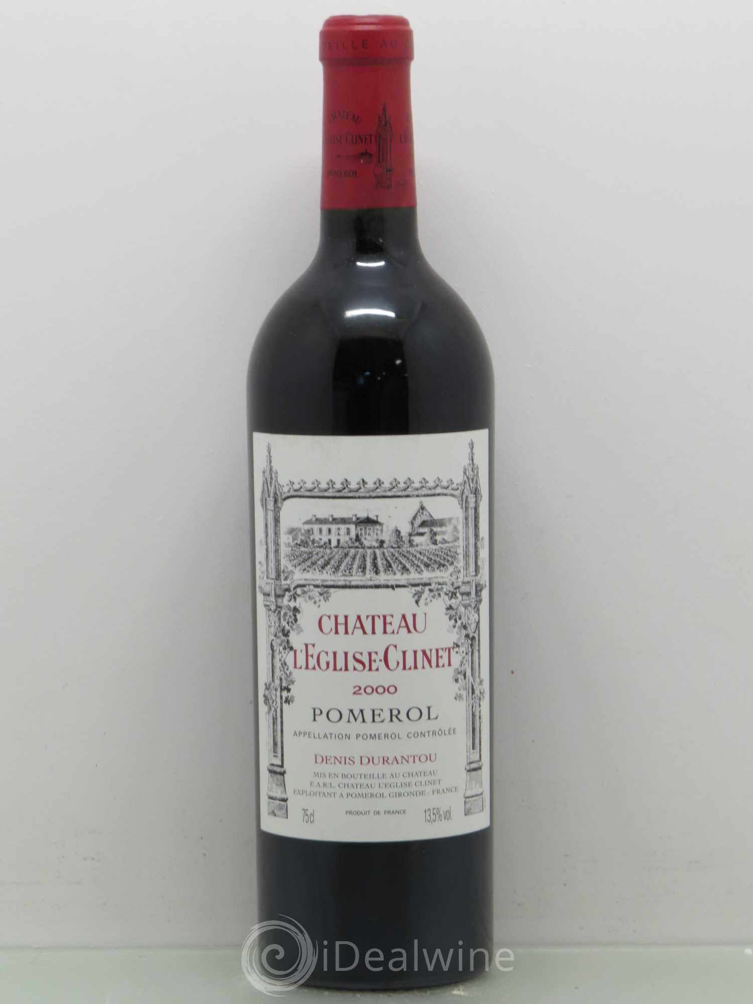 Château l' Église Clinet 2000 - Lot de 1 bouteille - 0