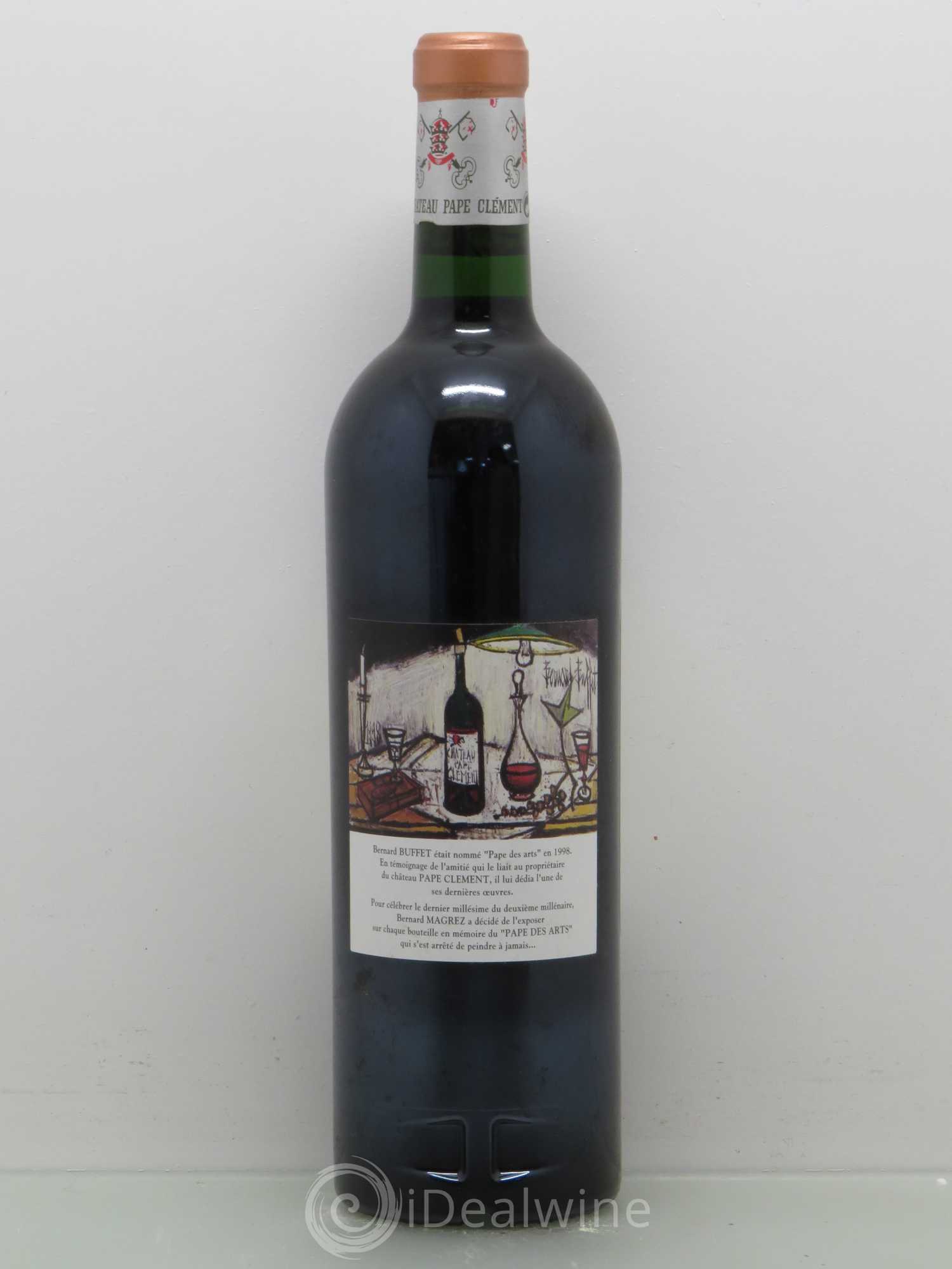 Château Pape Clément Cru Classé de Graves 2000 - Lot de 1 bouteille - 1