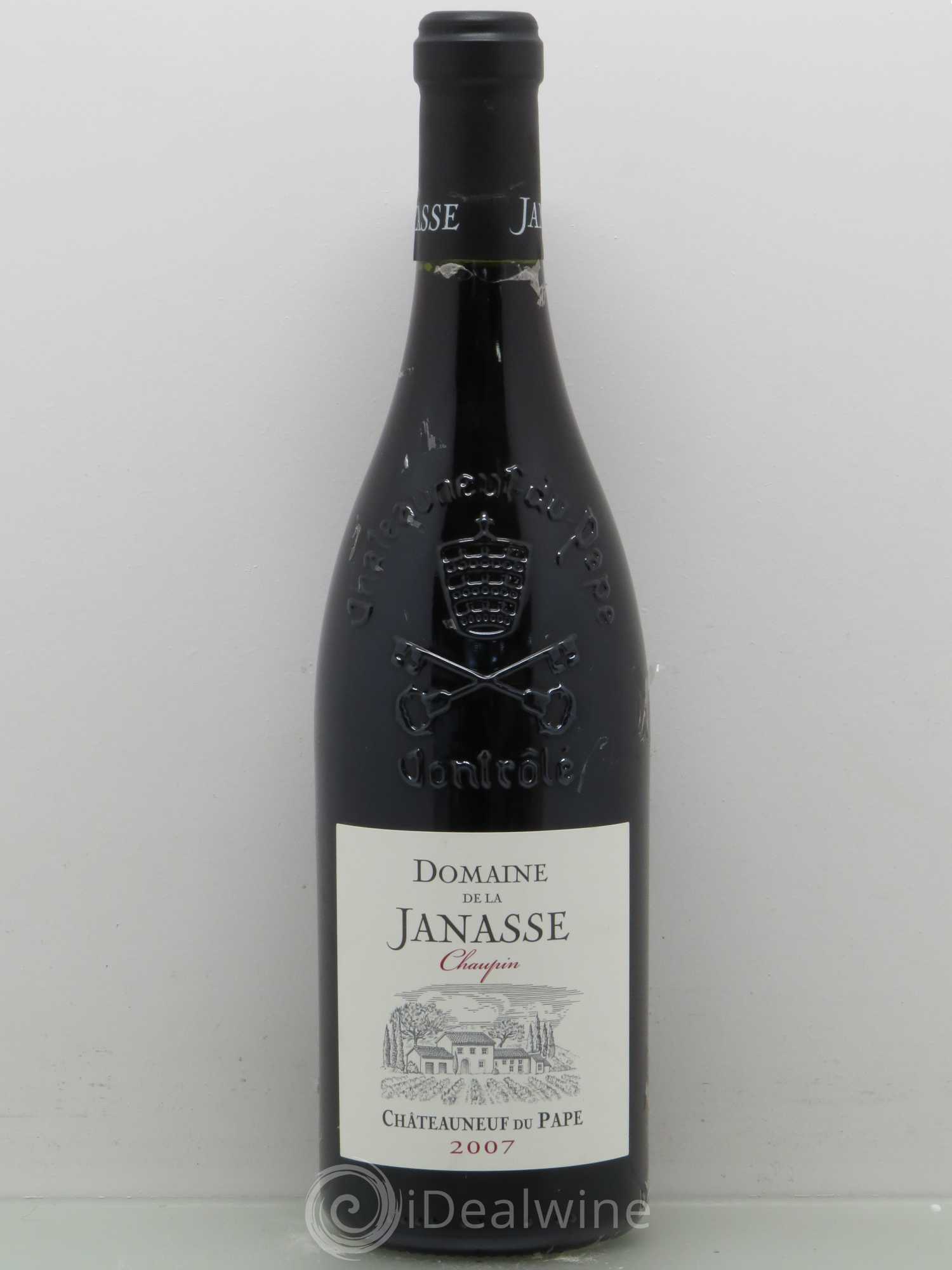 Châteauneuf-du-Pape Cuvée Chaupin La Janasse (Domaine de) 2007 - Lot de 1 bouteille - 0