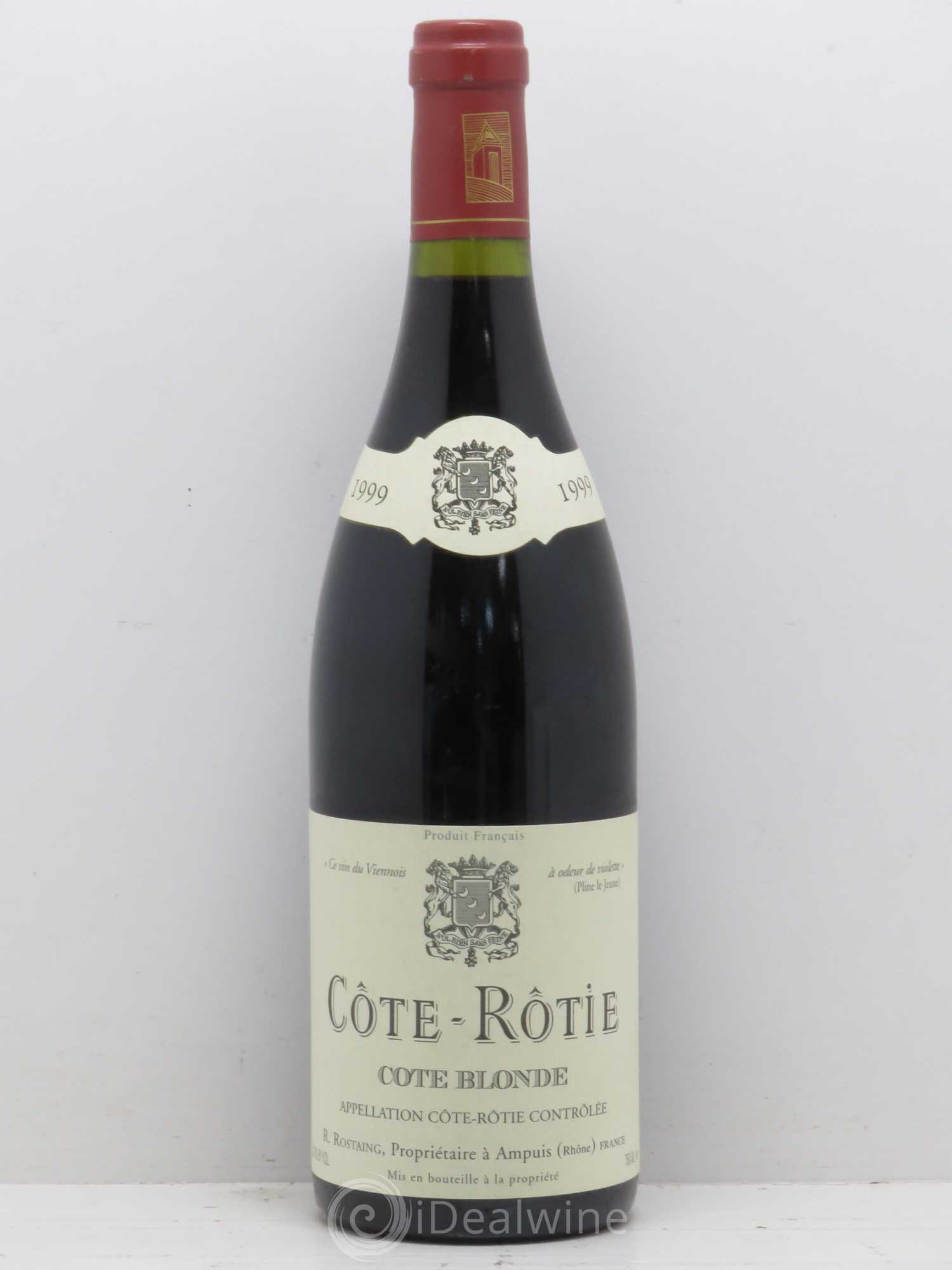 Côte-Rôtie Côte Blonde René Rostaing 1999 - Lot of 1 bottle - 0