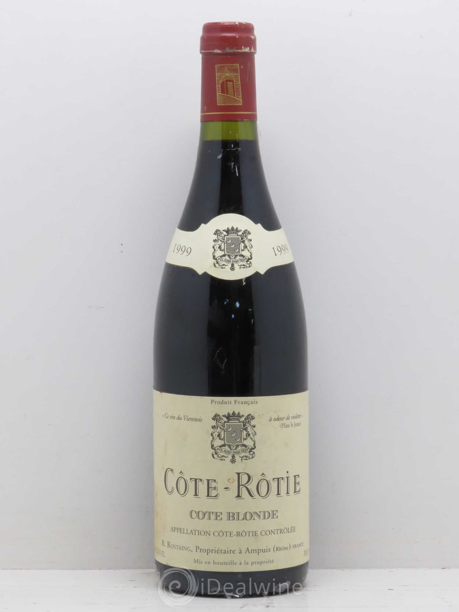 Côte-Rôtie Côte Blonde René Rostaing 1999 - Posten von 1 Flasche - 0