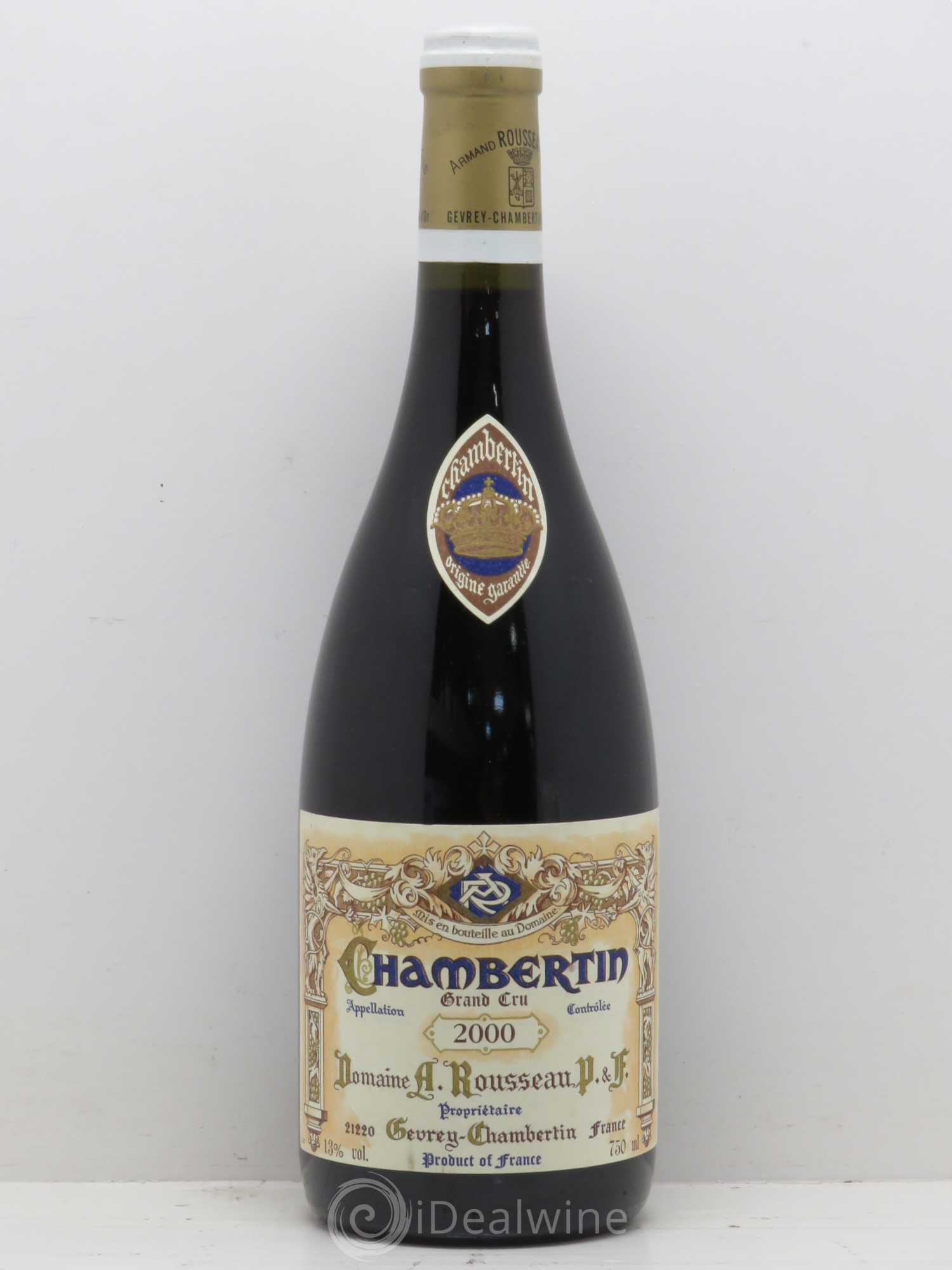 Chambertin Grand Cru Armand Rousseau (Domaine) 2000 - Lot de 1 bouteille - 0