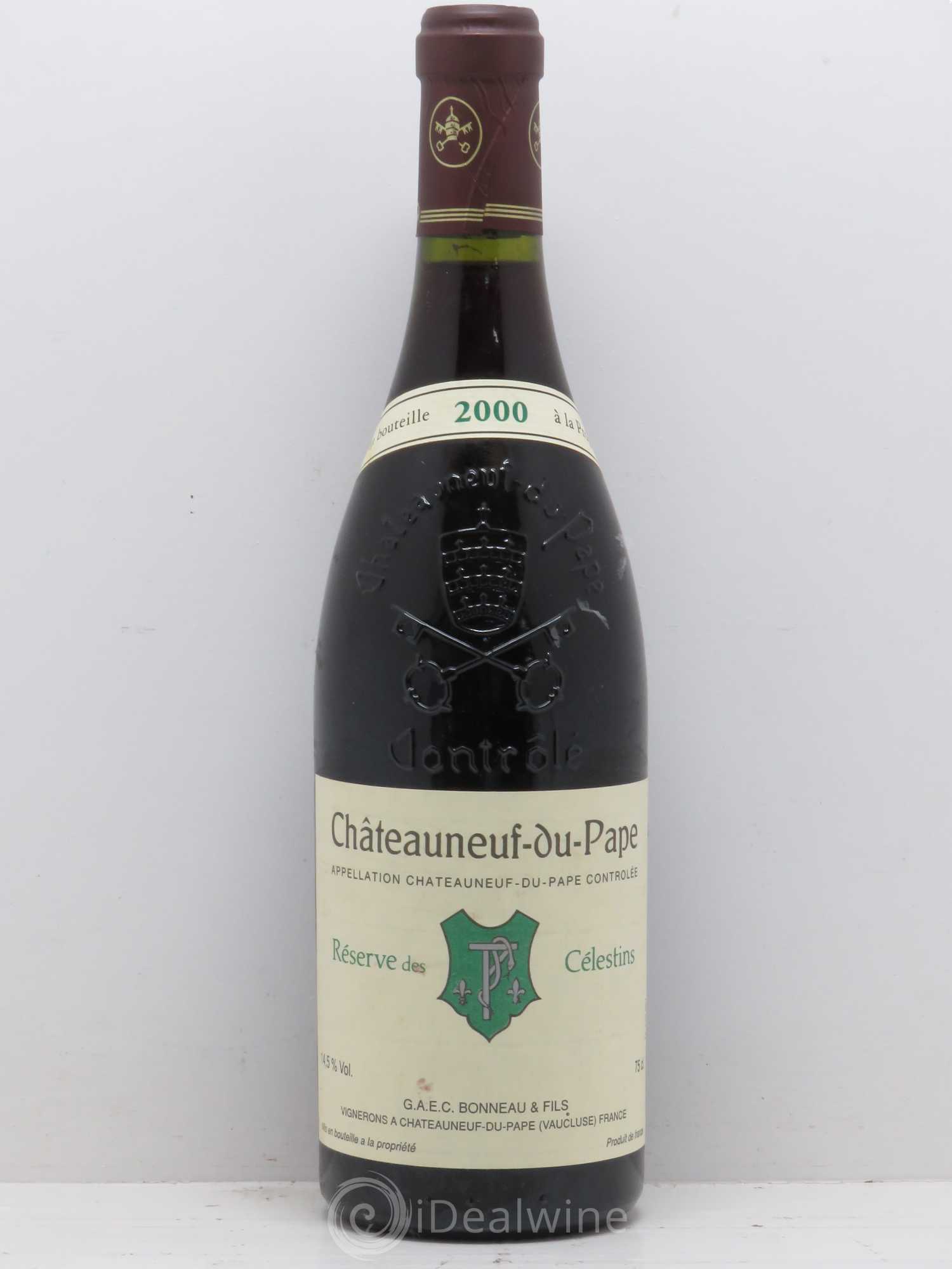 Châteauneuf-du-Pape Réserve des Célestins Henri Bonneau & Fils 2000 - Lot de 1 bouteille - 0