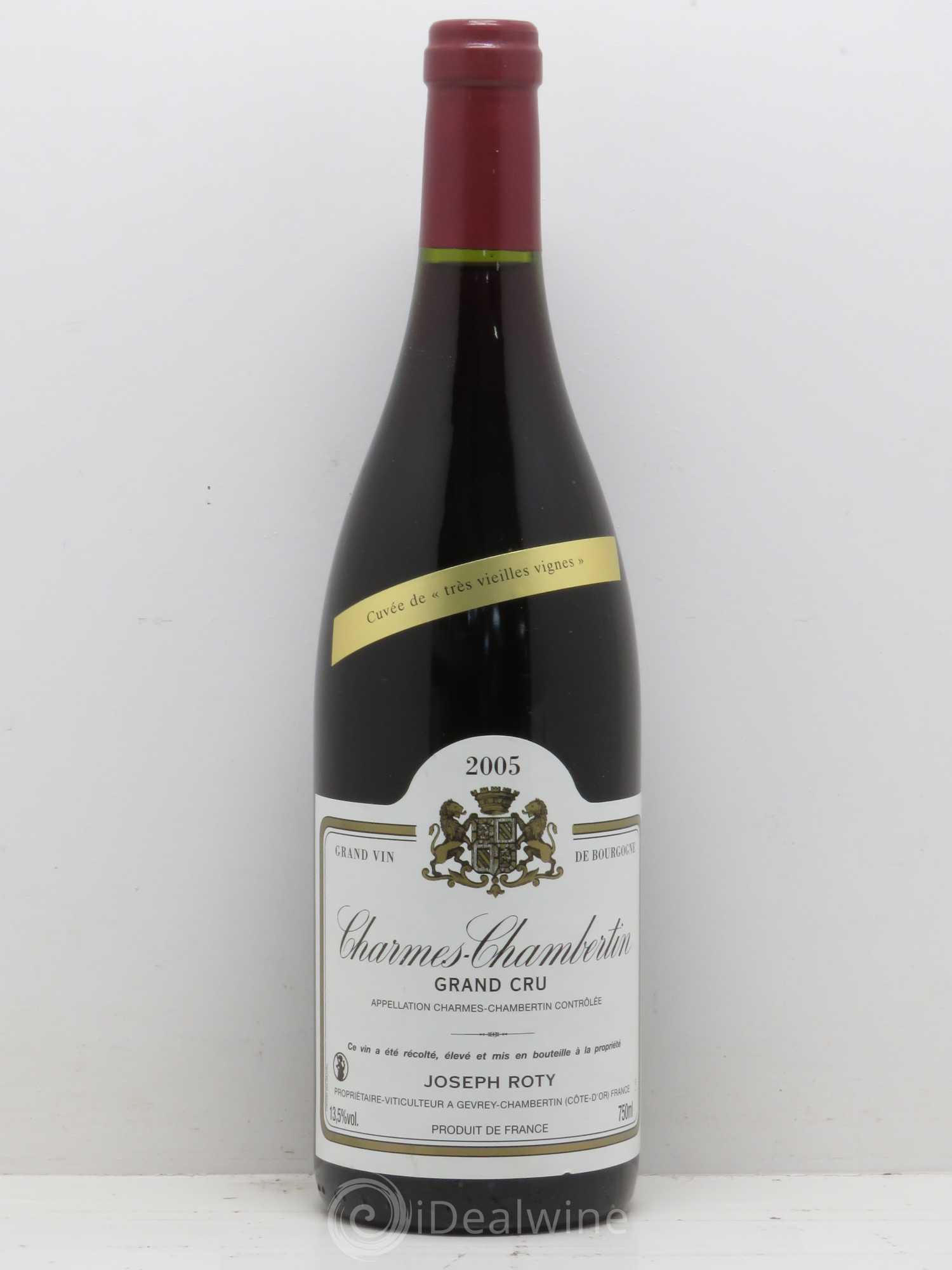 Charmes-Chambertin Grand Cru Très vieilles vignes Joseph Roty (Domaine) 2005 - Lot de 1 bouteille - 0