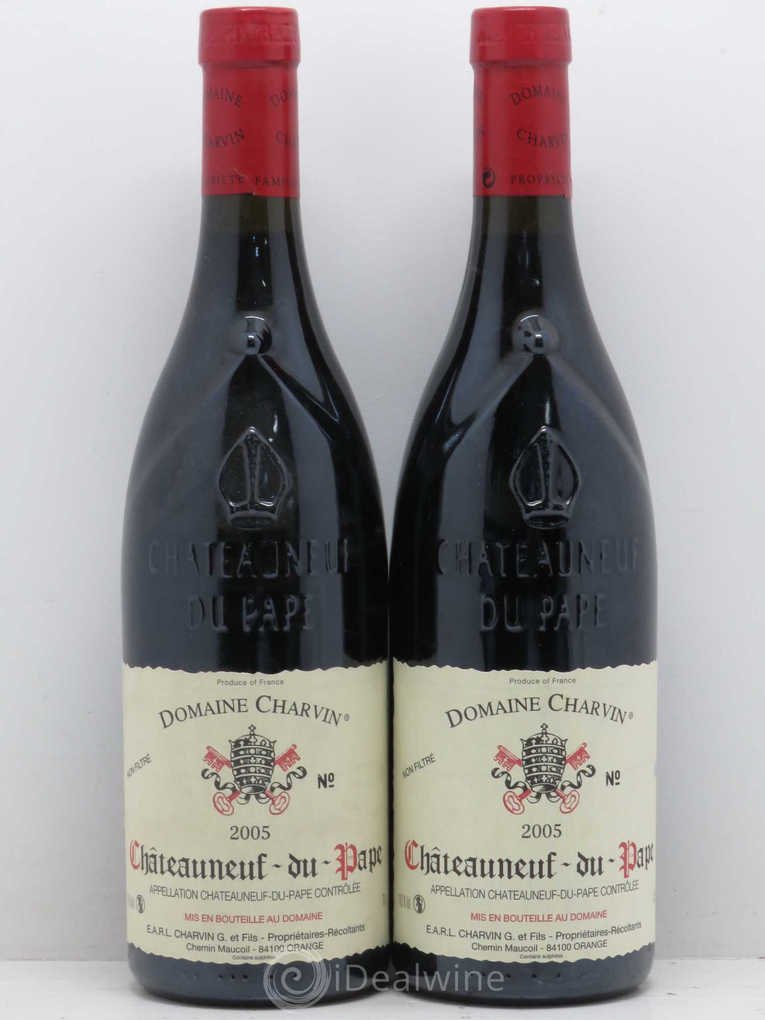 Châteauneuf-du-Pape Charvin (Domaine) 2005 - Lot de 2 bouteilles - 0
