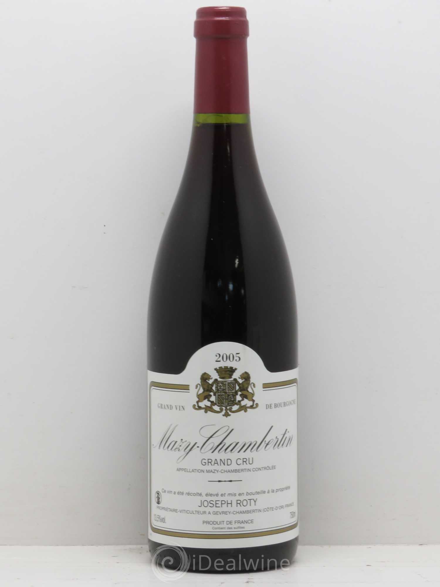 Mazis-Chambertin Grand Cru Joseph Roty (Domaine) 2005 - Lot de 1 bouteille - 0