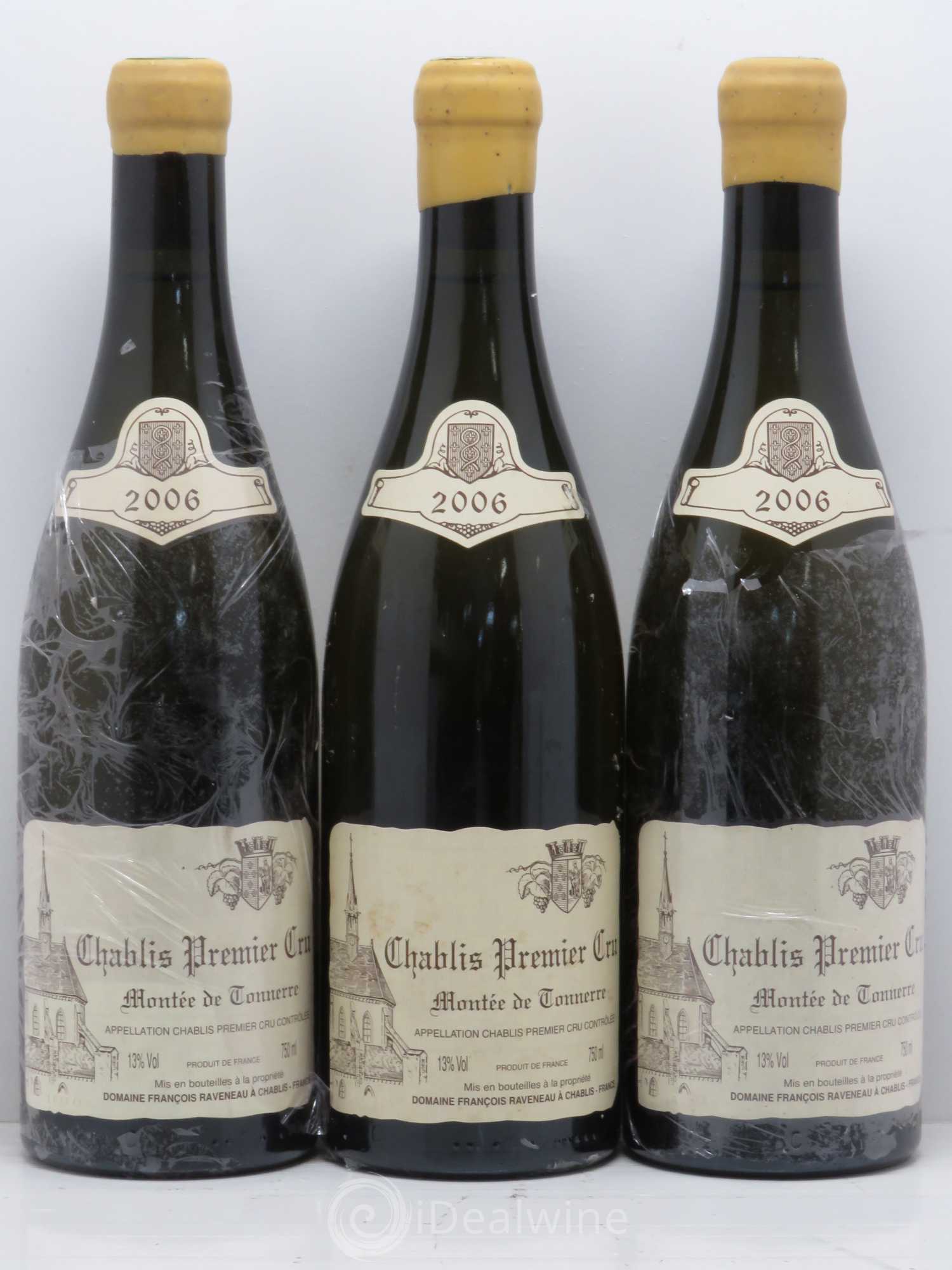 Chablis 1er Cru Montée de Tonnerre Raveneau (Domaine) 2006 - Lot de 3 bouteilles - 0