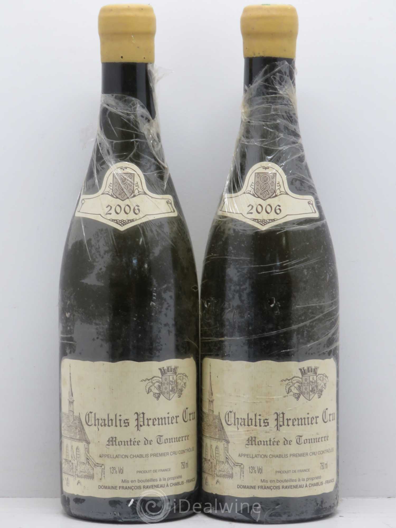 Chablis 1er Cru Montée de Tonnerre Raveneau (Domaine) 2006 - Lot de 2 bouteilles - 0