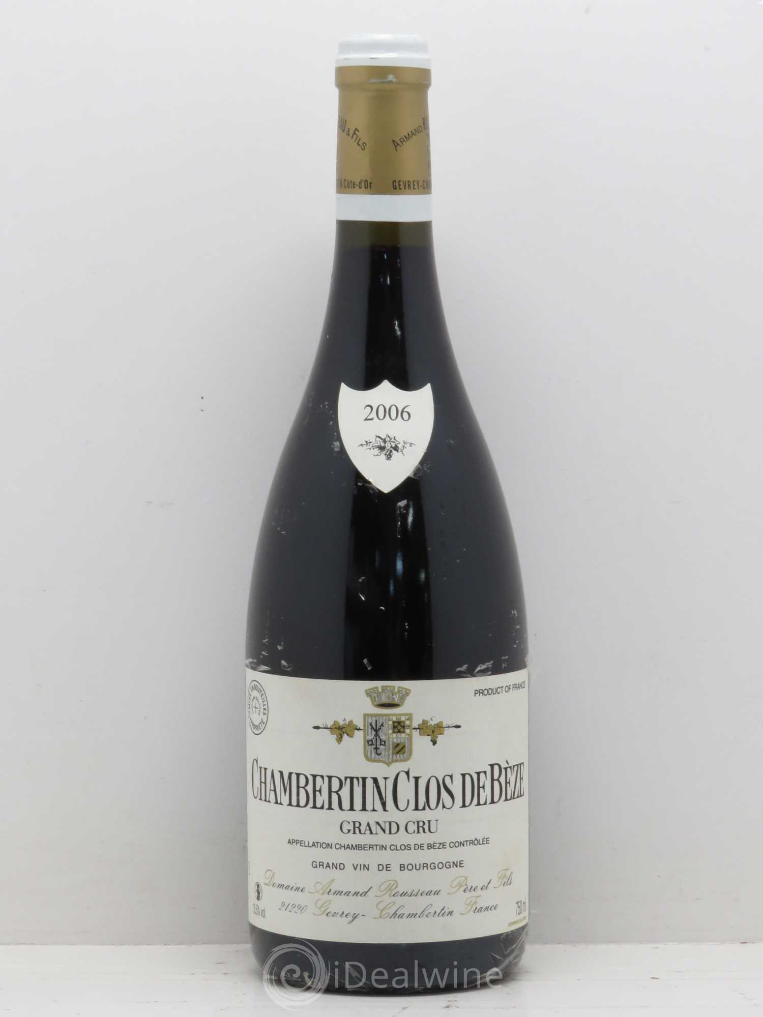 Chambertin Clos de Bèze Grand Cru Armand Rousseau (Domaine) 2006 - Lot de 1 bouteille - 0
