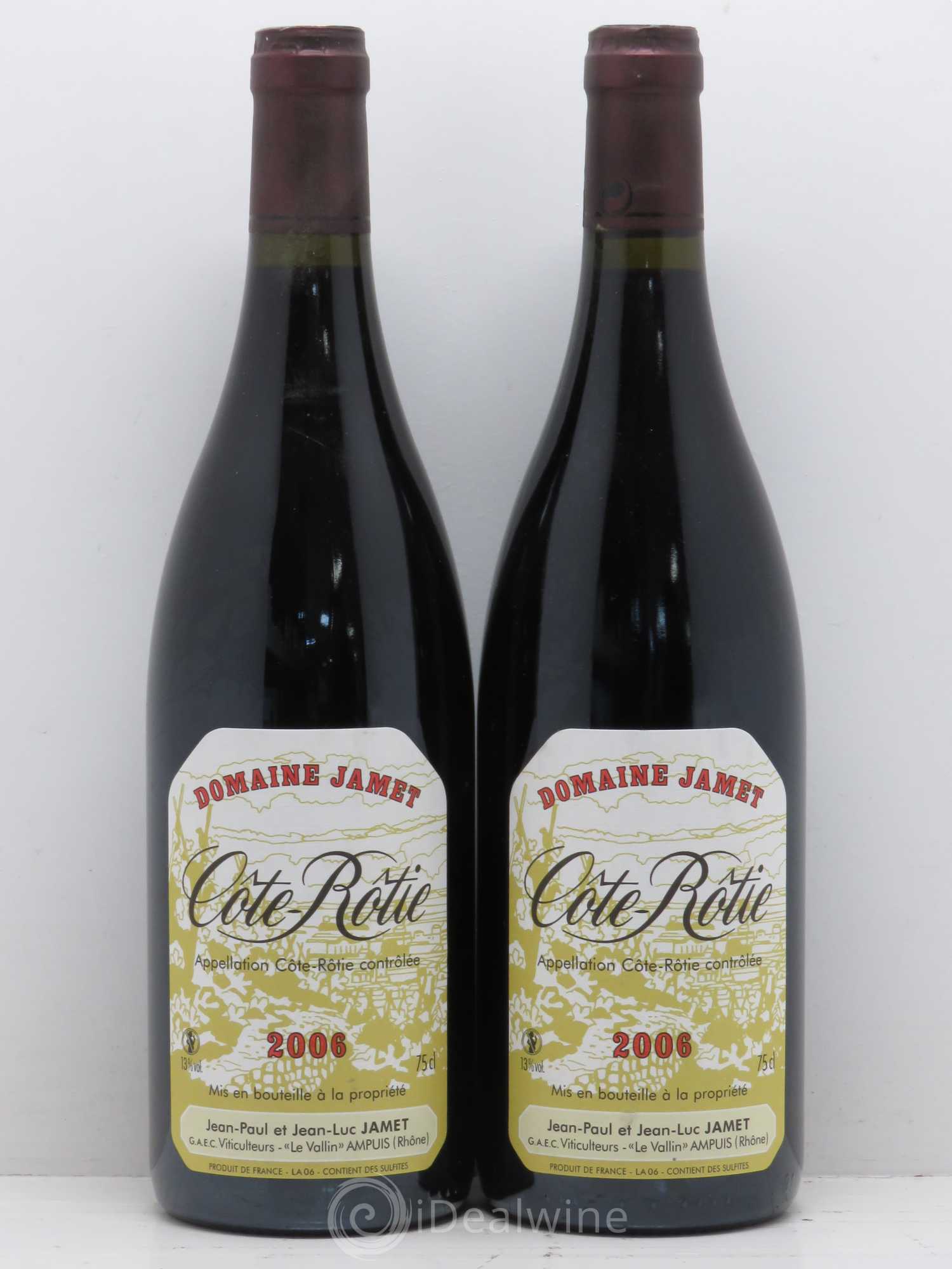 Côte-Rôtie Jamet (Domaine) 2006 - Lot de 2 bouteilles - 0