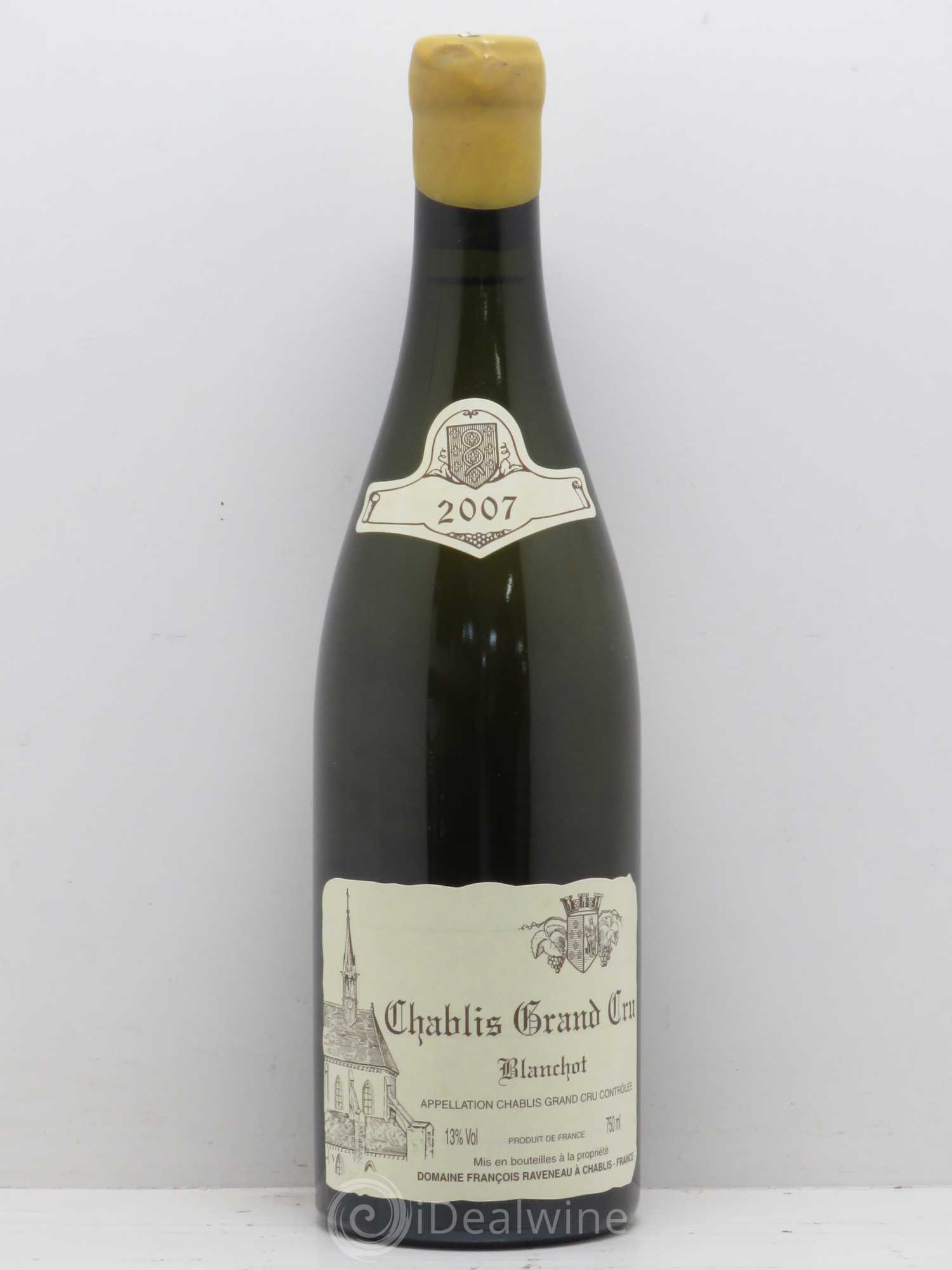 Chablis Grand Cru Blanchot Raveneau (Domaine) 2007 - Lot de 1 bouteille - 0