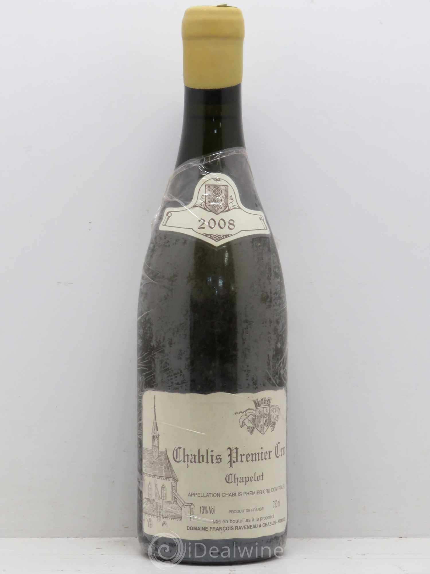 Chablis 1er Cru Chapelot Raveneau (Domaine) 2008 - Lot de 1 bouteille - 0