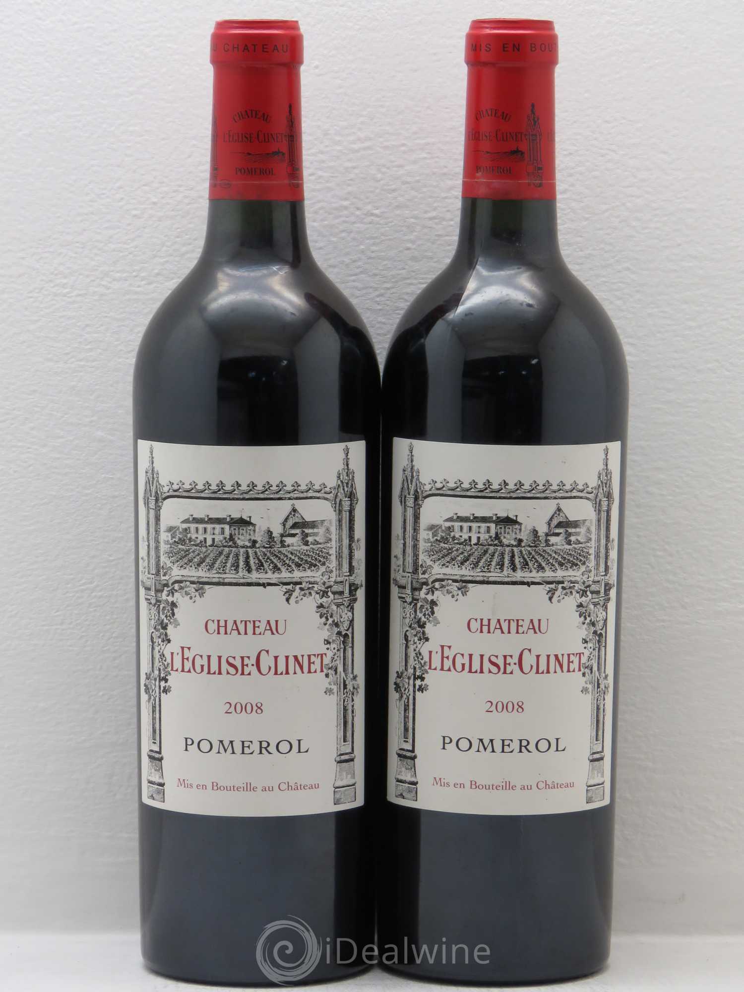 Château l' Église Clinet 2008 - Lot de 2 bouteilles - 0