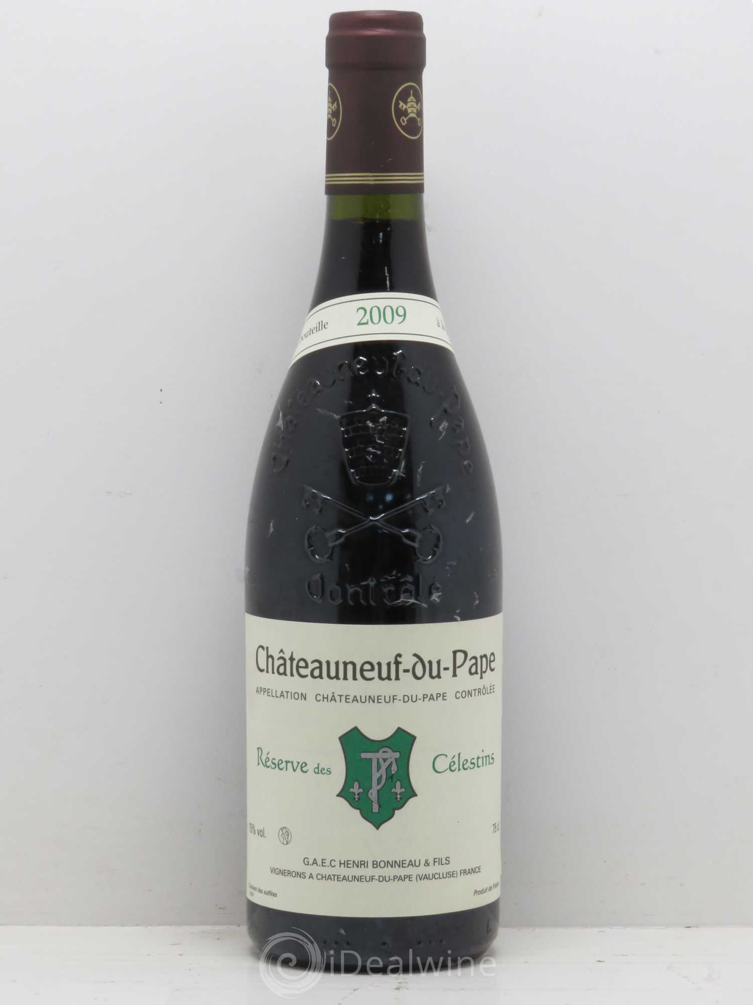 Châteauneuf-du-Pape Réserve des Célestins Henri Bonneau & Fils 2009 - Lot de 1 bouteille - 0