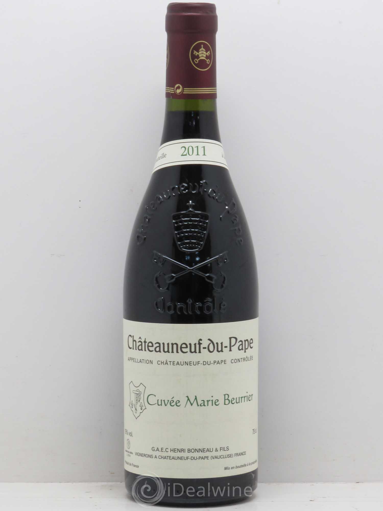 Châteauneuf-du-Pape Marie Beurrier Henri Bonneau & Fils (sans prix de réserve) 2011 - Lot de 1 bouteille - 0