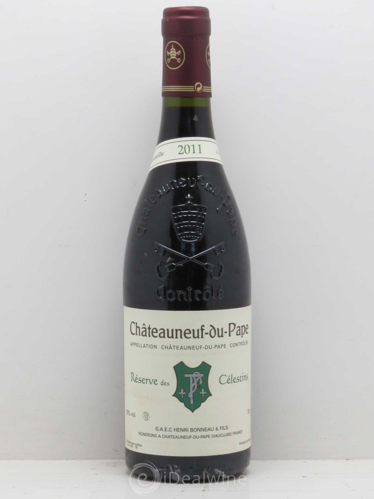 Châteauneuf-du-Pape Réserve des Célestins Henri Bonneau & Fils 2011 - Lot de 1 bouteille - 0