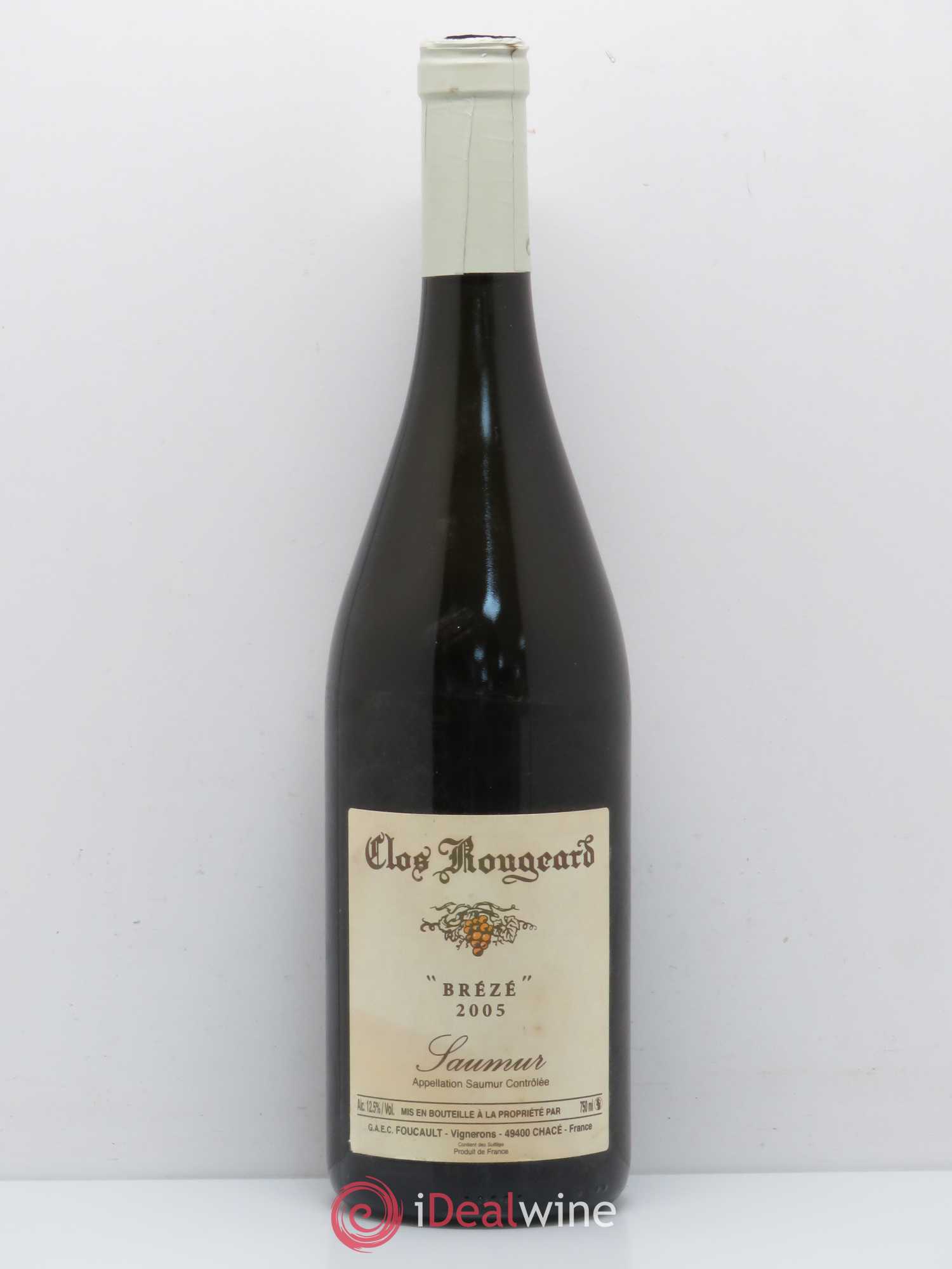 Saumur Brézé Clos Rougeard 2005 - Lot de 1 bouteille - 0