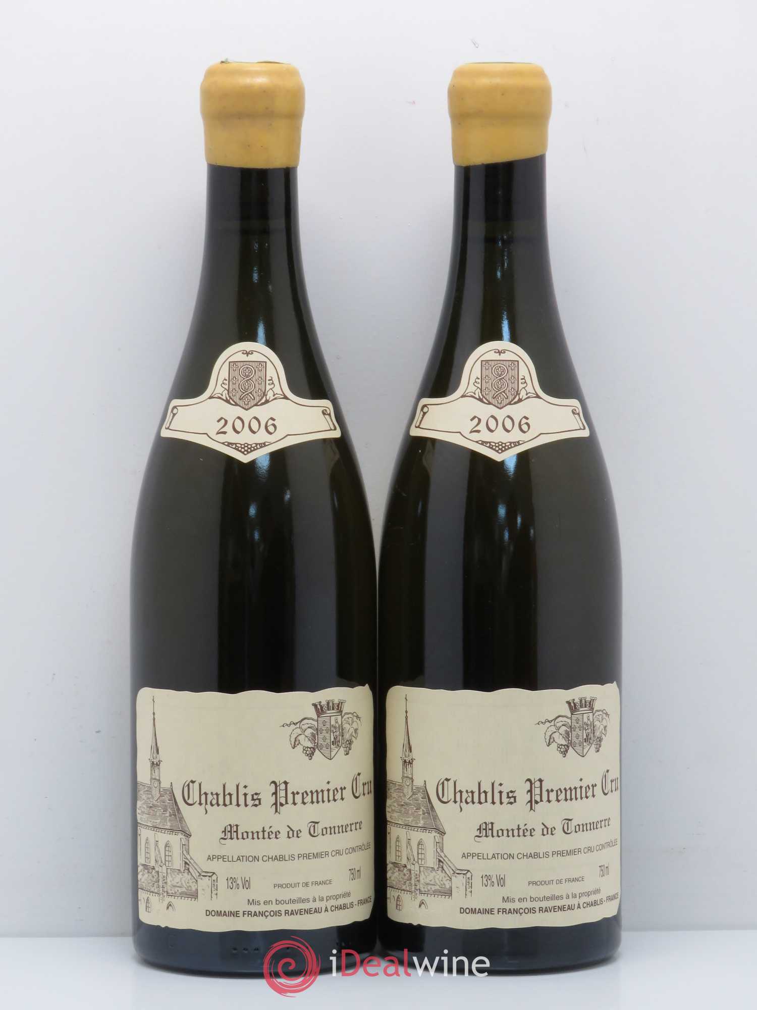 Chablis 1er Cru Montée de Tonnerre Raveneau (Domaine) 2006 - Lot de 2 bouteilles - 0