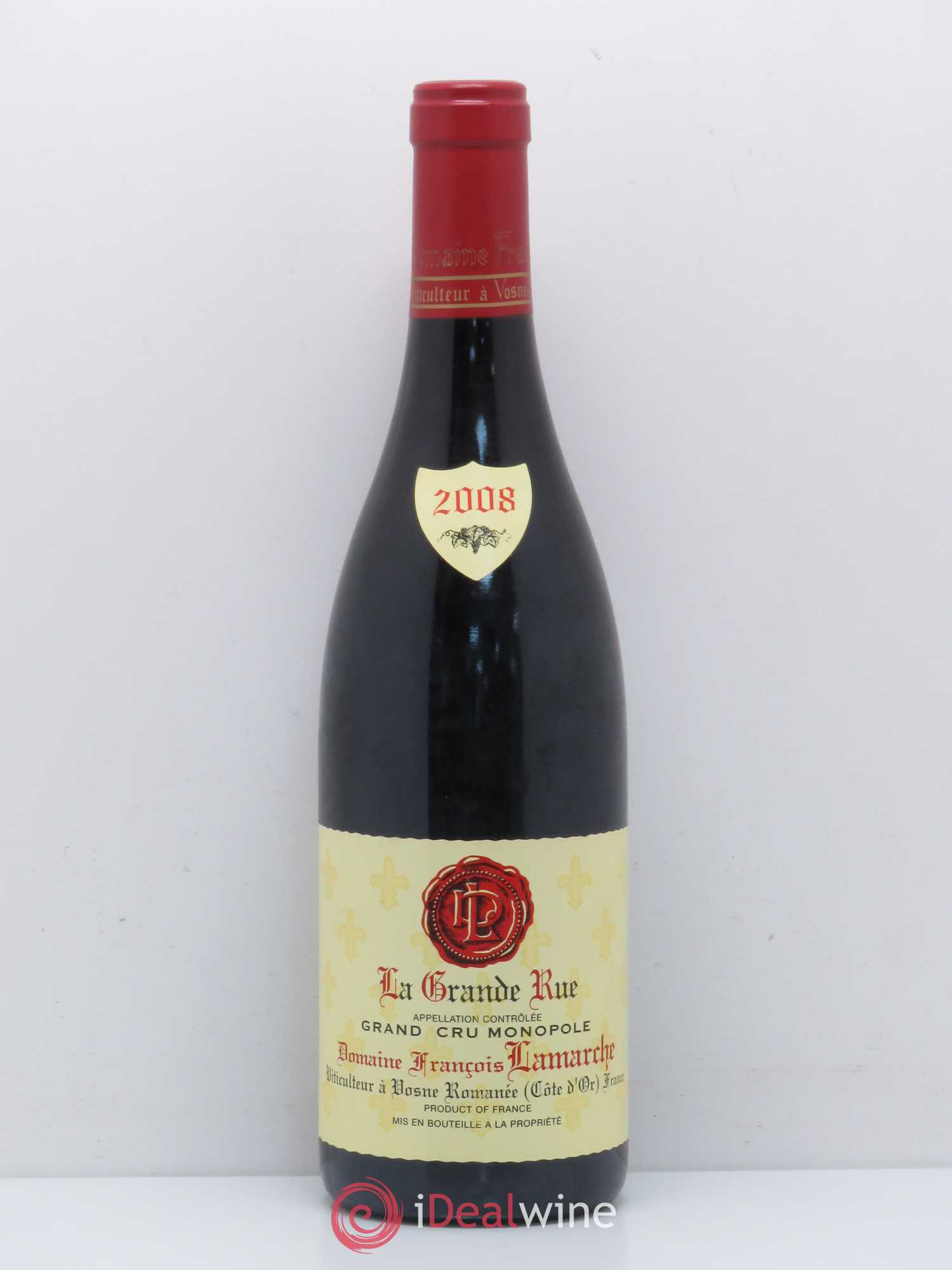 La Grande Rue Grand Cru Lamarche (Domaine) 2008 - Lot de 1 bouteille - 0