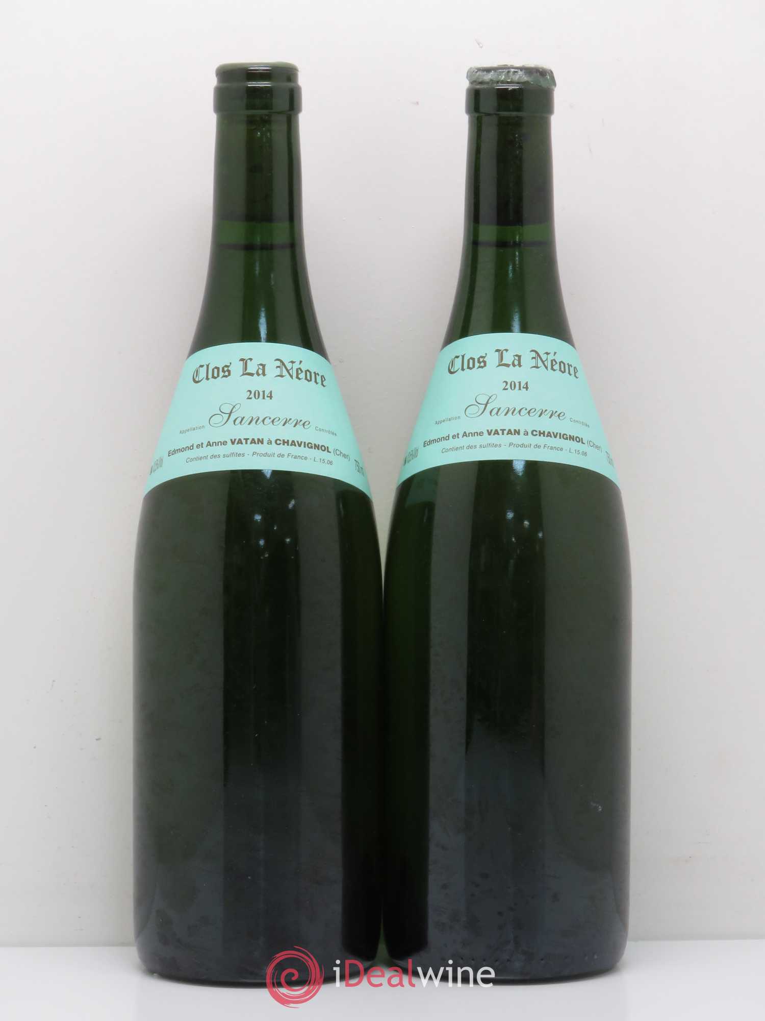 Sancerre Clos la Neore Edmond Vatan 2014 - Lot de 2 bouteilles - 0