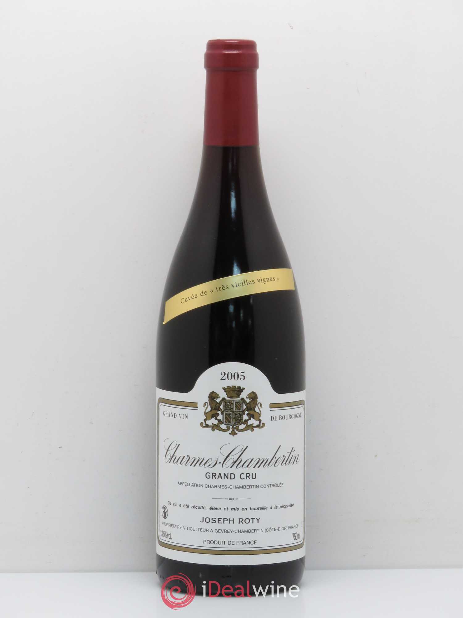 Charmes-Chambertin Grand Cru Très vieilles vignes Joseph Roty (Domaine) 2005 - Lot de 1 bouteille - 0
