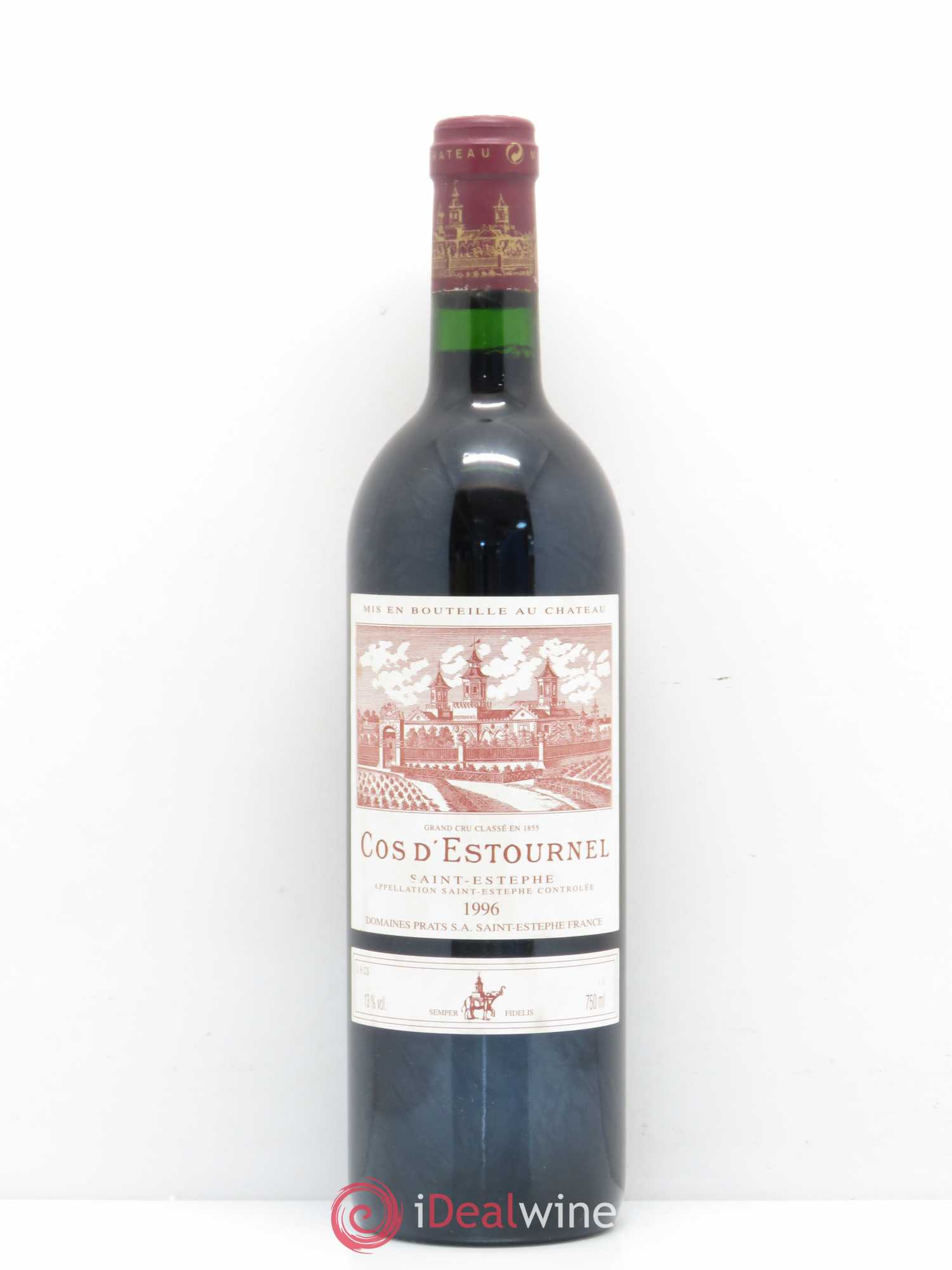 Cos d'Estournel 2ème Grand Cru Classé 1996 - Lot de 1 bouteille - 0