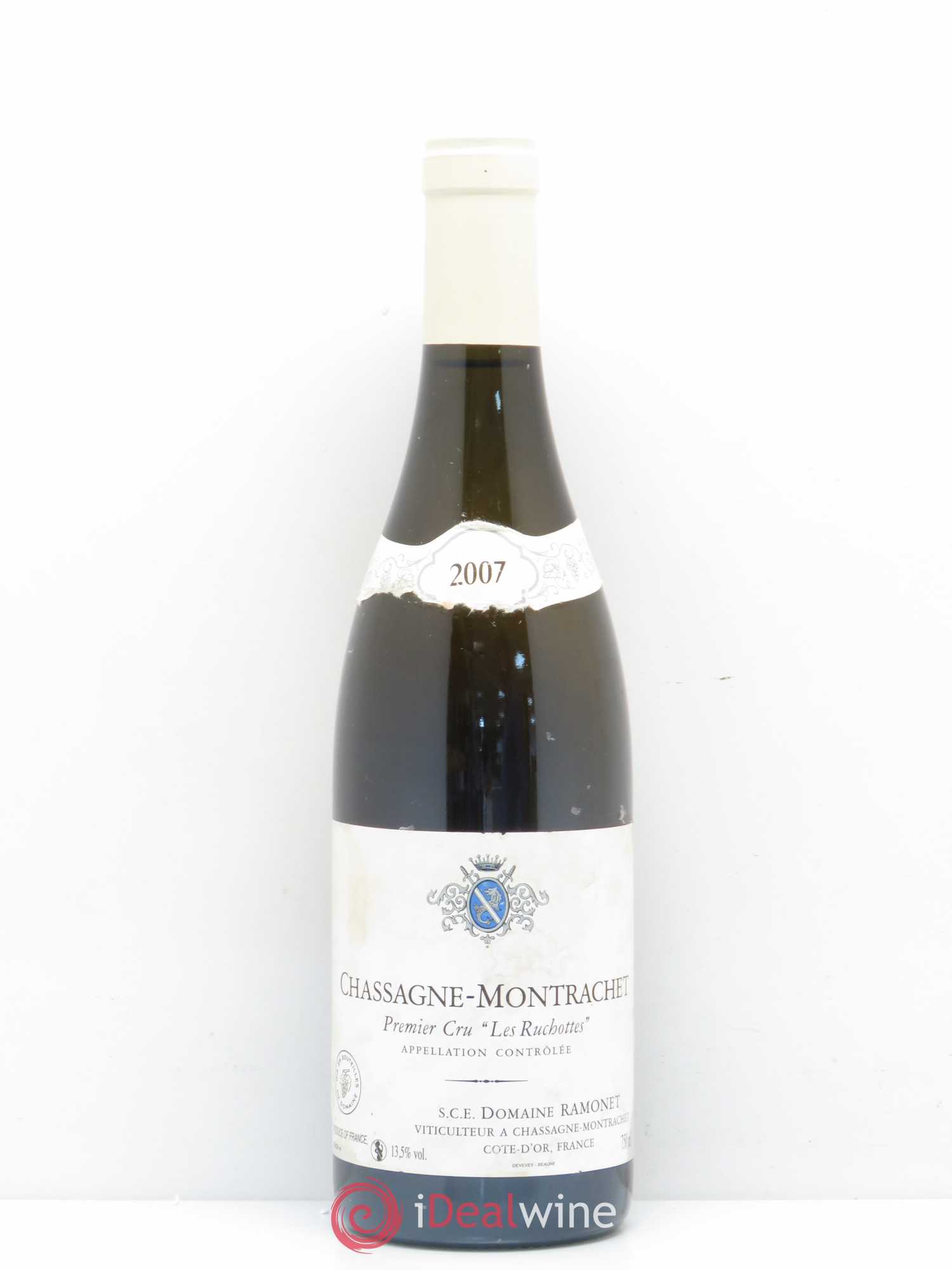 Chassagne-Montrachet 1er Cru Les Ruchottes Ramonet (Domaine) 2007 - Lot de 1 bouteille - 0