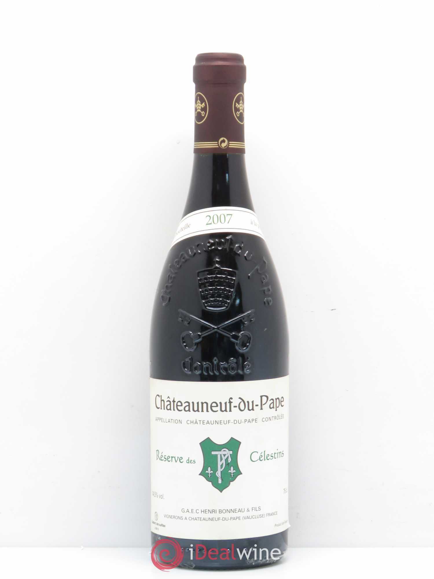 Châteauneuf-du-Pape Réserve des Célestins Henri Bonneau & Fils 2007 - Lot de 1 bouteille - 0