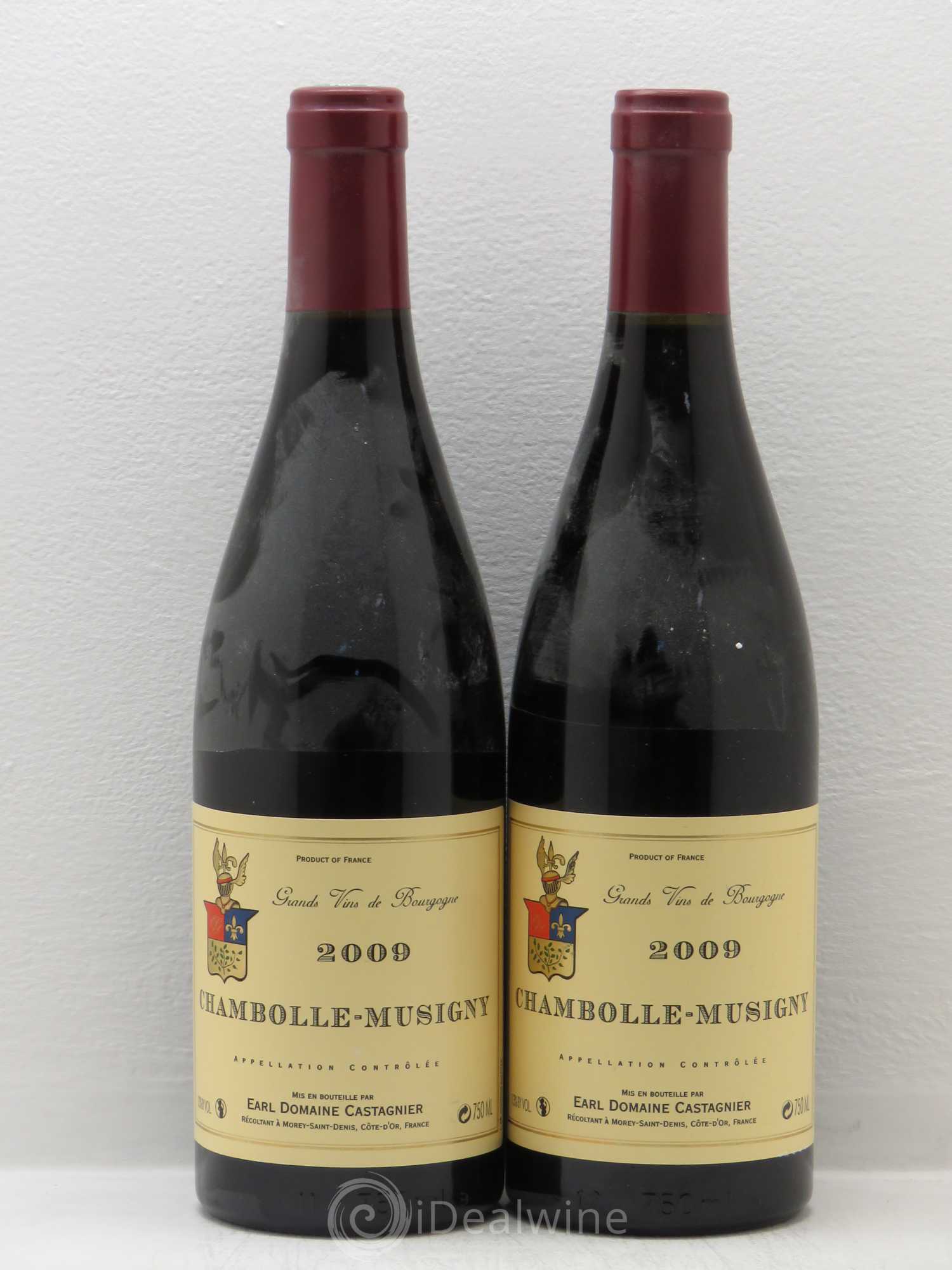 Chambolle-Musigny Domaine Castagnier 2009 - Lot de 2 bouteilles - 0