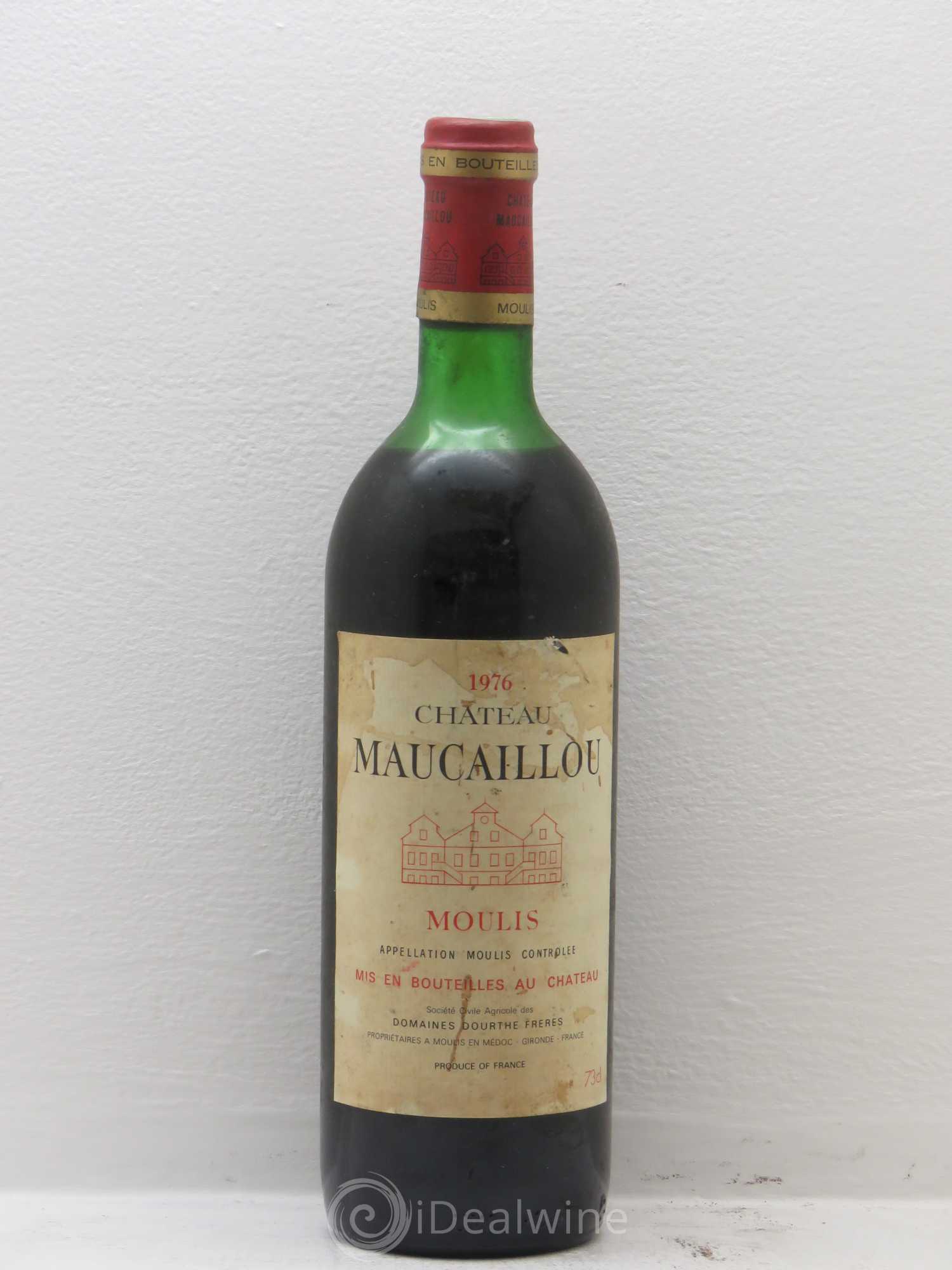 Château Maucaillou 1976 - Lot de 1 bouteille - 0