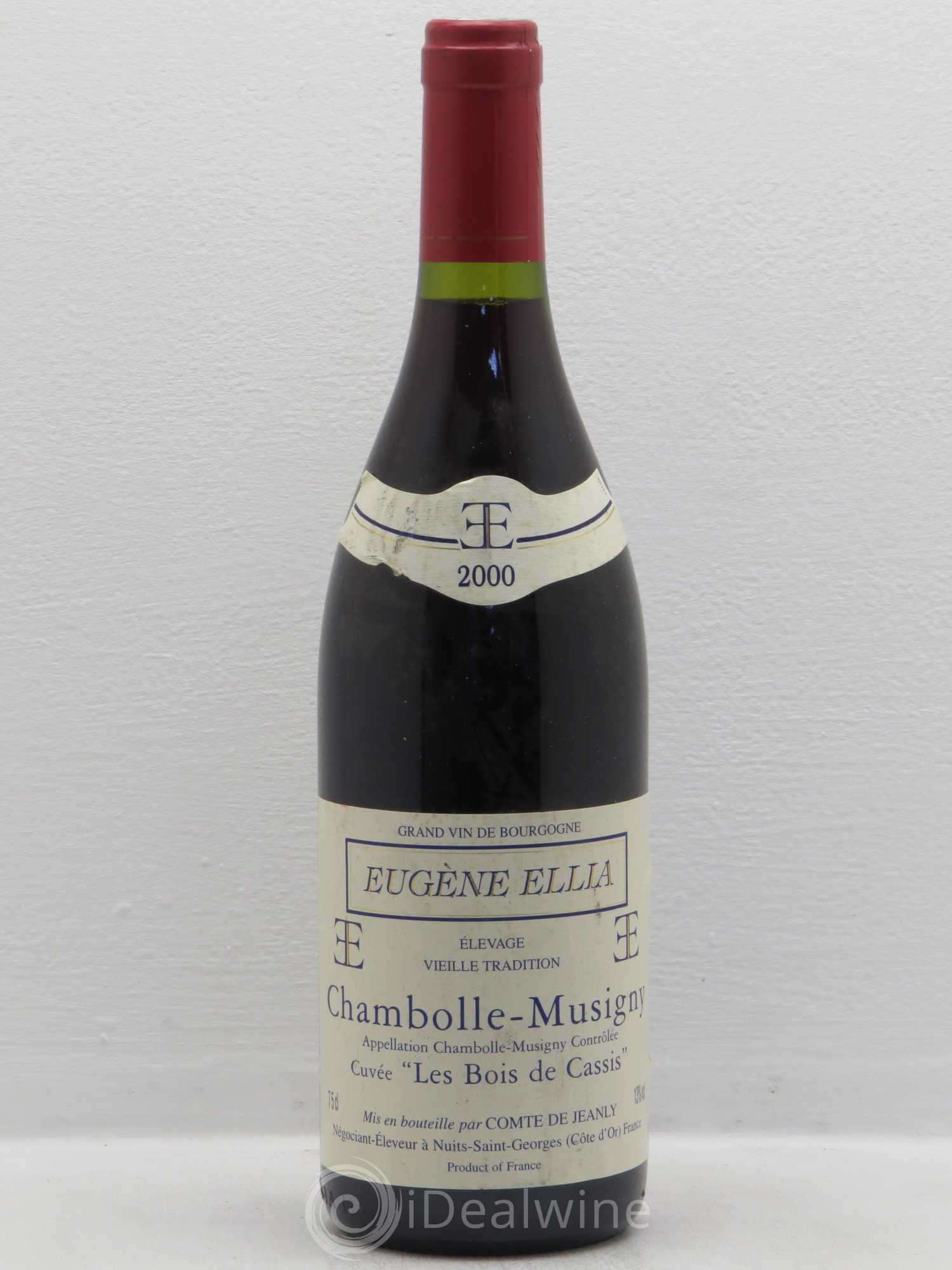 Chambolle-Musigny Cuvée Les bois de Cassis Domaine Eugène Ellia 2000 - Posten von 1 Flasche - 0