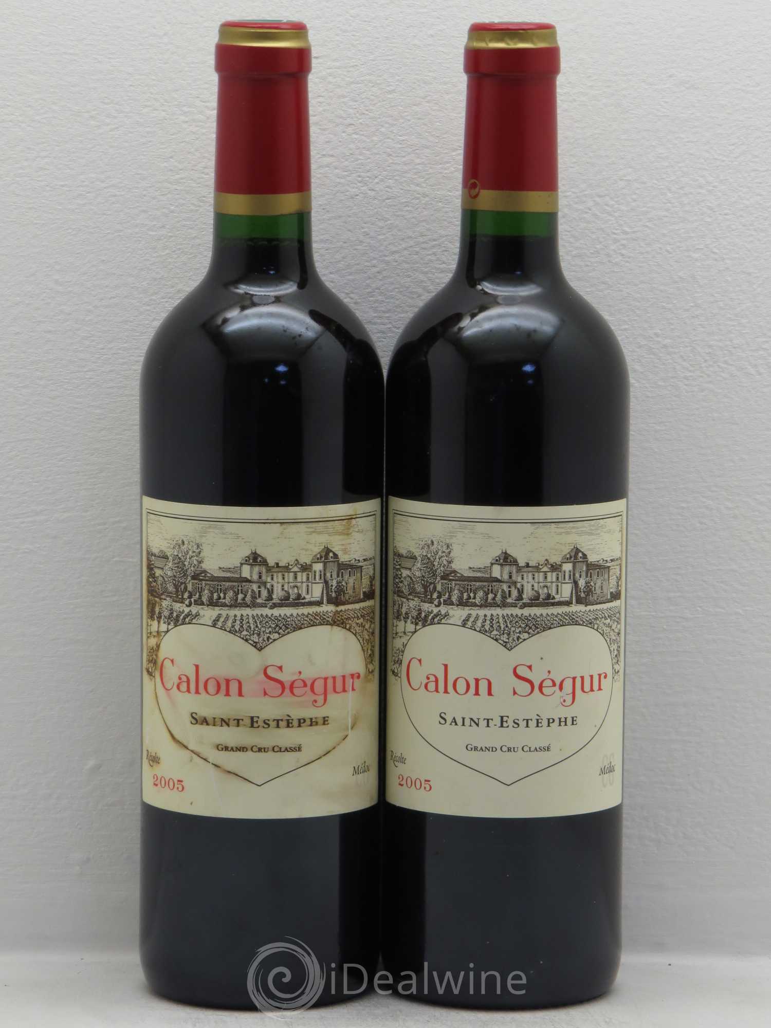 Château Calon Ségur 3ème Grand Cru Classé 2005 - Lot de 2 bouteilles - 0