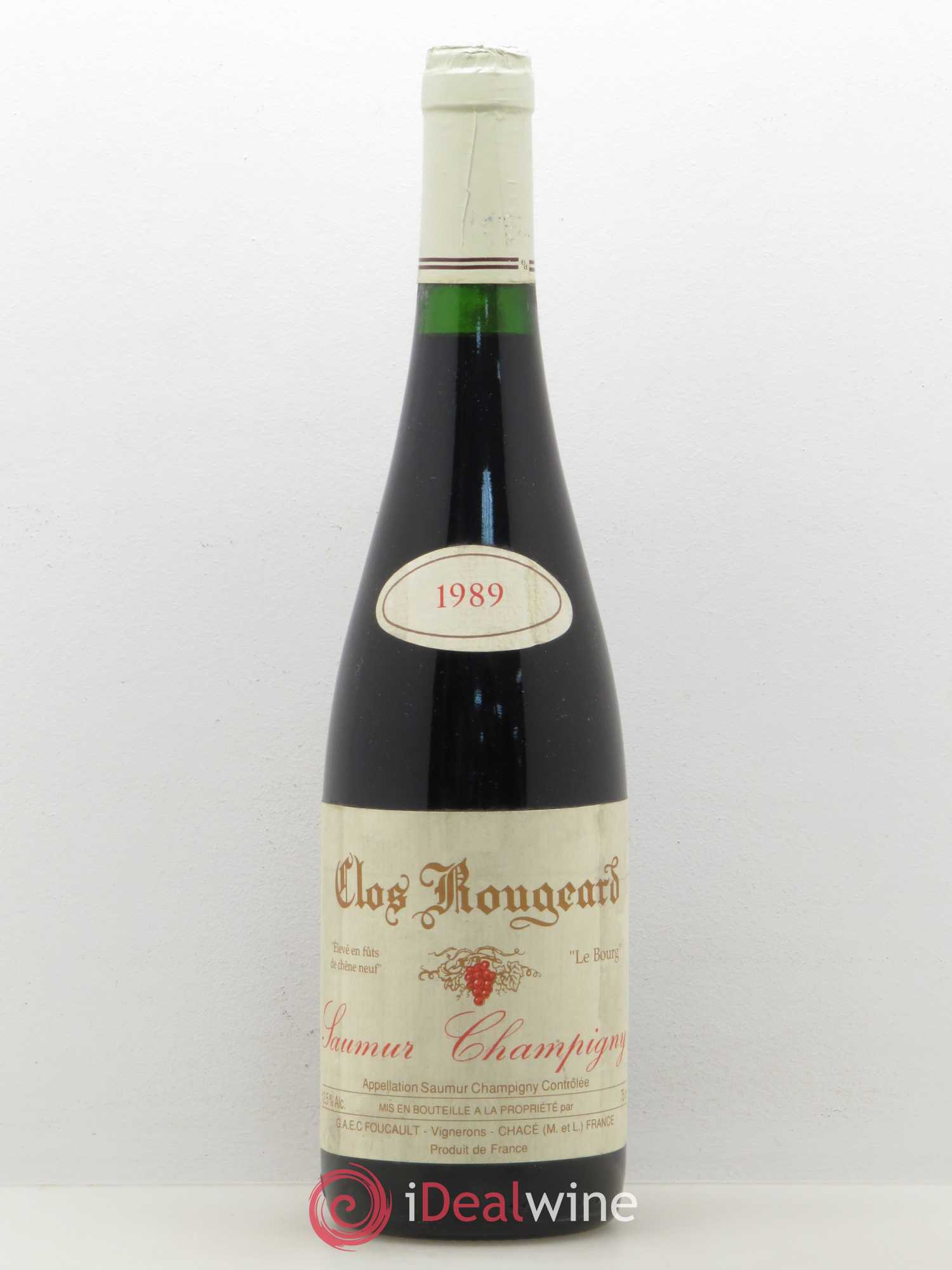 Saumur-Champigny Le Bourg Clos Rougeard 1989 - Lot de 1 bouteille - 0