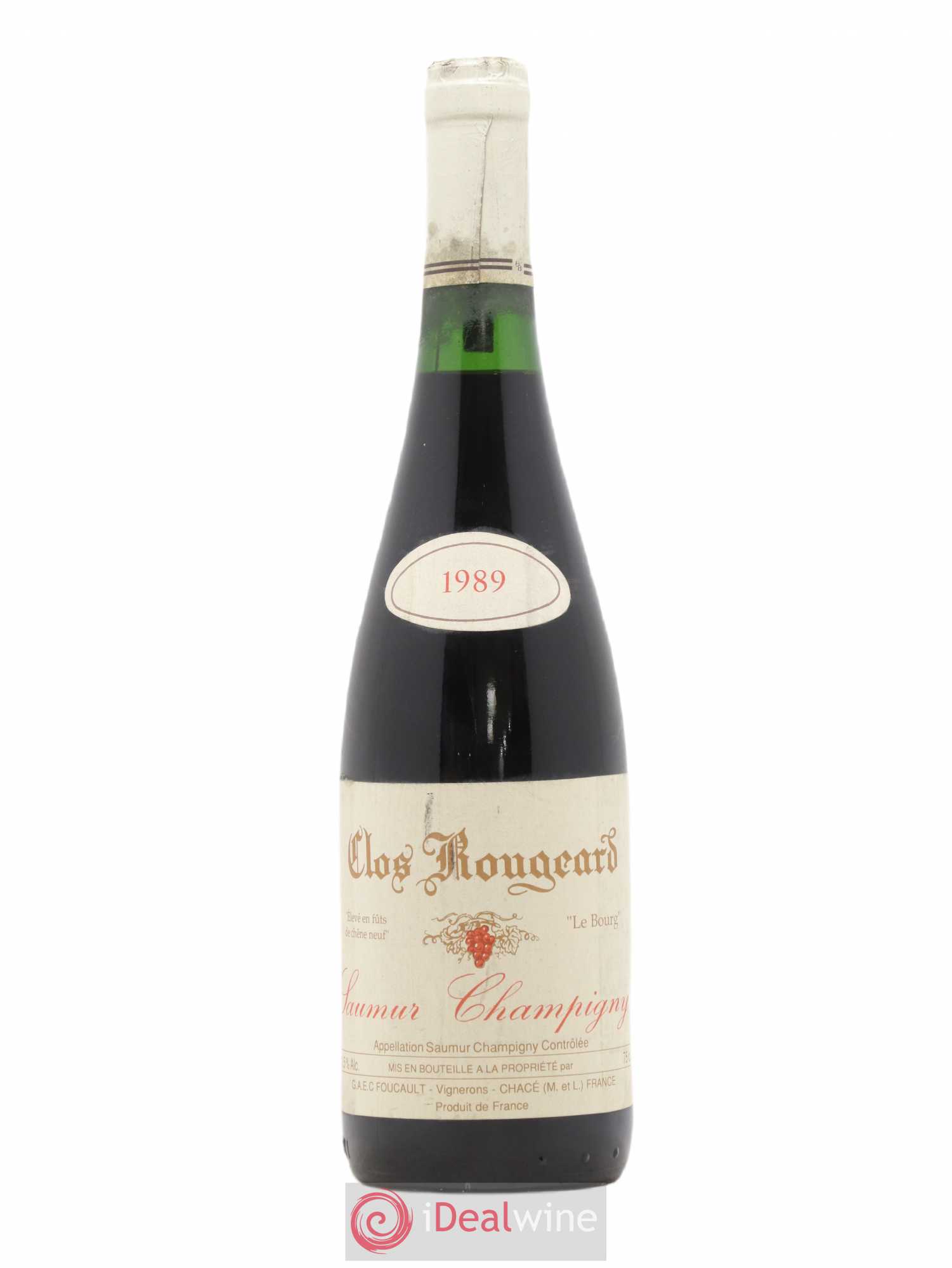 Saumur-Champigny Le Bourg Clos Rougeard 1989 - Lot de 1 bouteille - 0