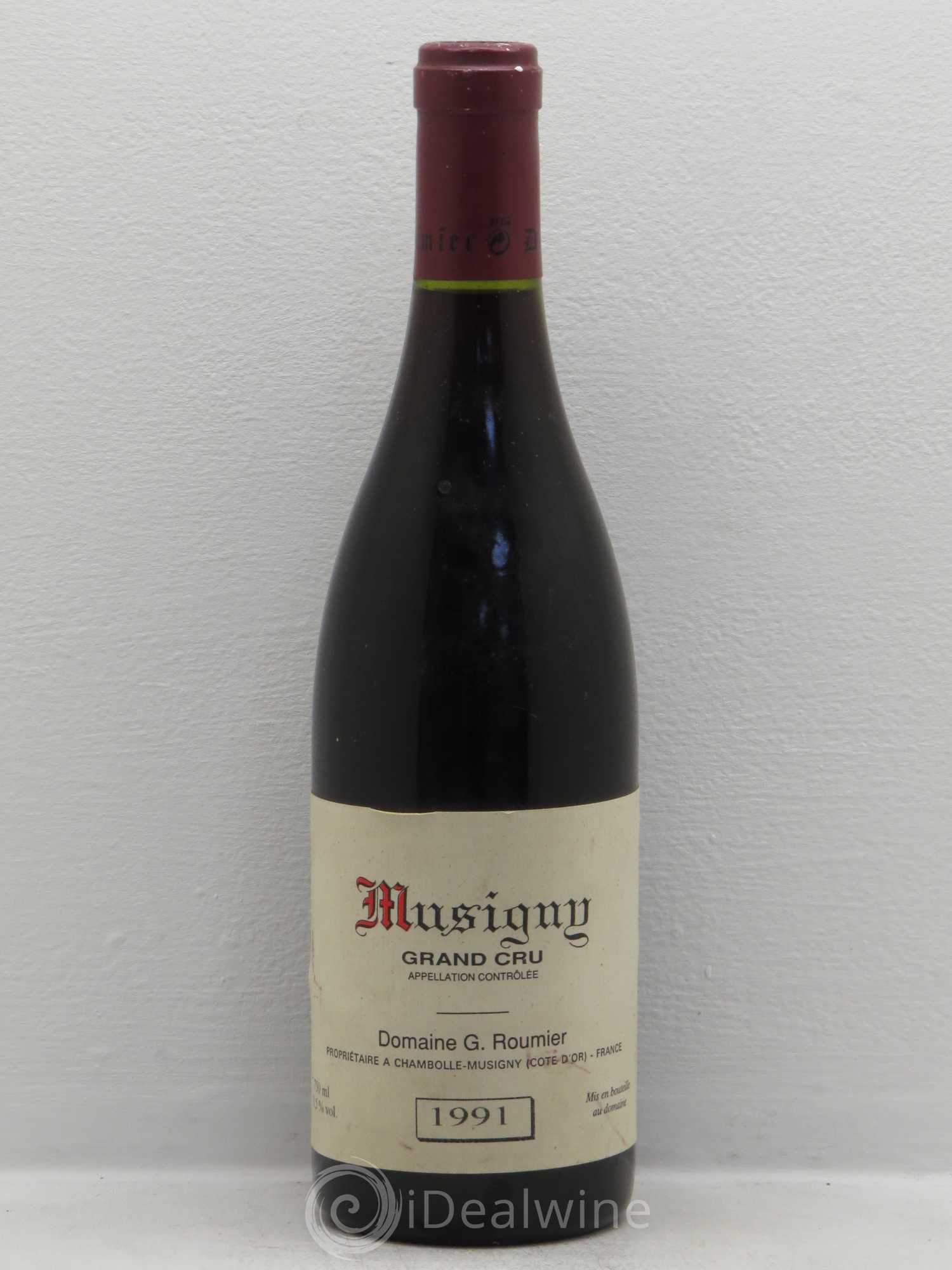 Musigny Grand Cru Georges Roumier (Domaine) 1991 - Lot de 1 bouteille - 0