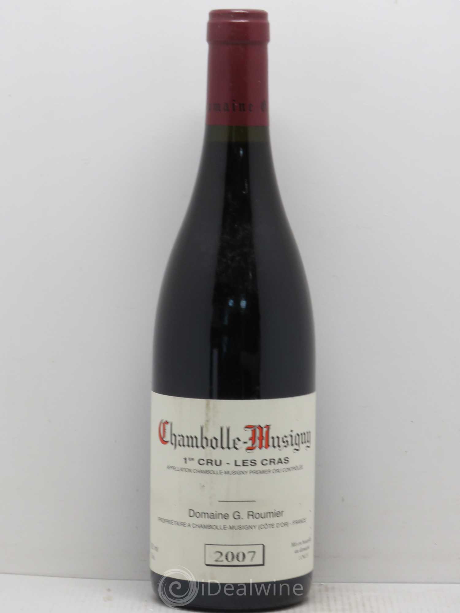 Chambolle-Musigny 1er Cru Les Cras Georges Roumier (Domaine) 2007 - Lot de 1 bouteille - 0