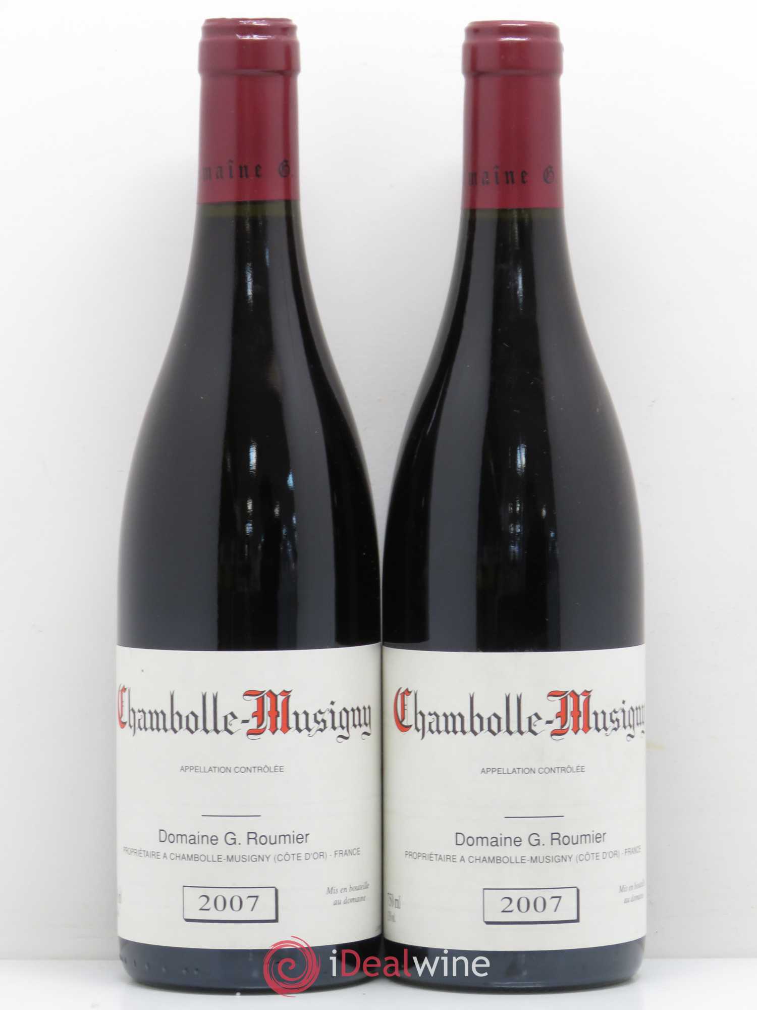 Chambolle-Musigny Georges Roumier (Domaine) 2007 - Lot de 2 bouteilles - 0