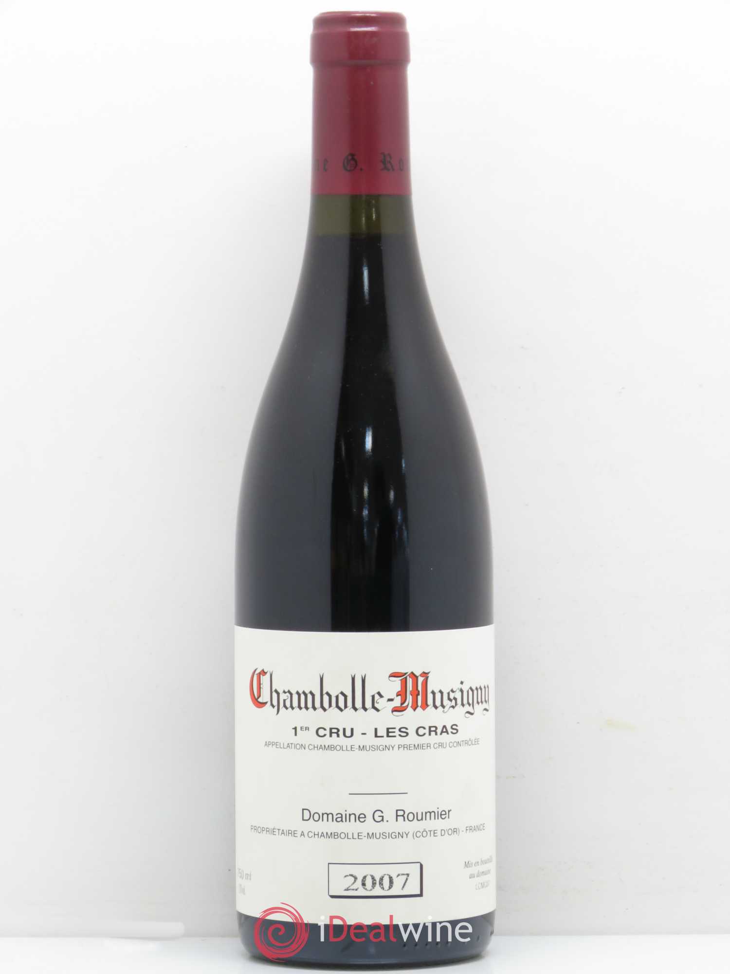 Chambolle-Musigny 1er Cru Les Cras Georges Roumier (Domaine) 2007 - Lot de 1 bouteille - 0