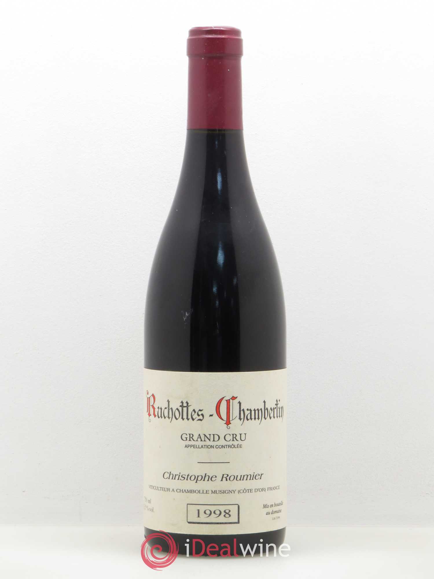 Ruchottes-Chambertin Grand Cru Georges Roumier (Domaine) 1998 - Lot de 1 bouteille - 0