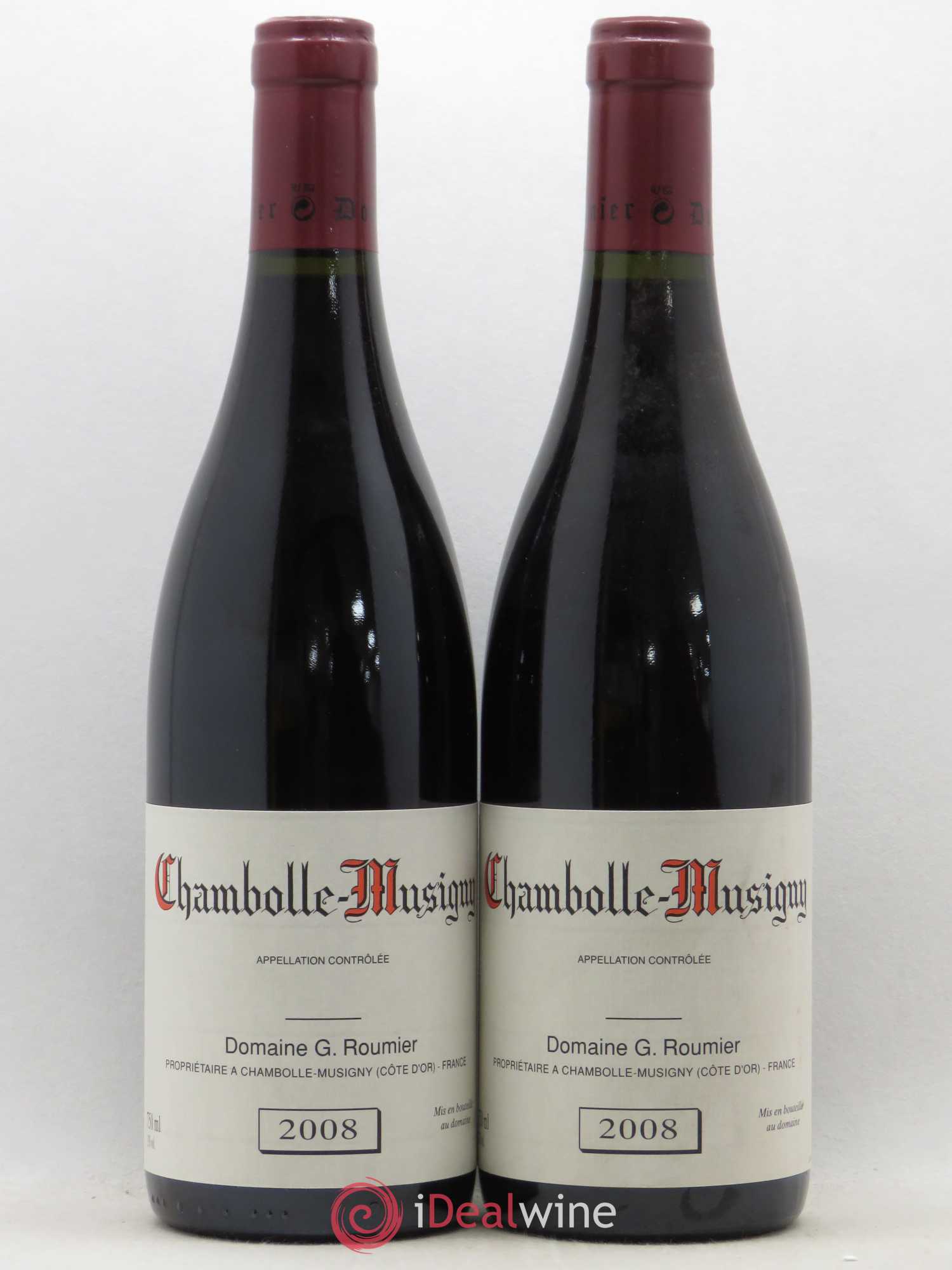Chambolle-Musigny Georges Roumier (Domaine) 2008 - Lot de 2 bouteilles - 0