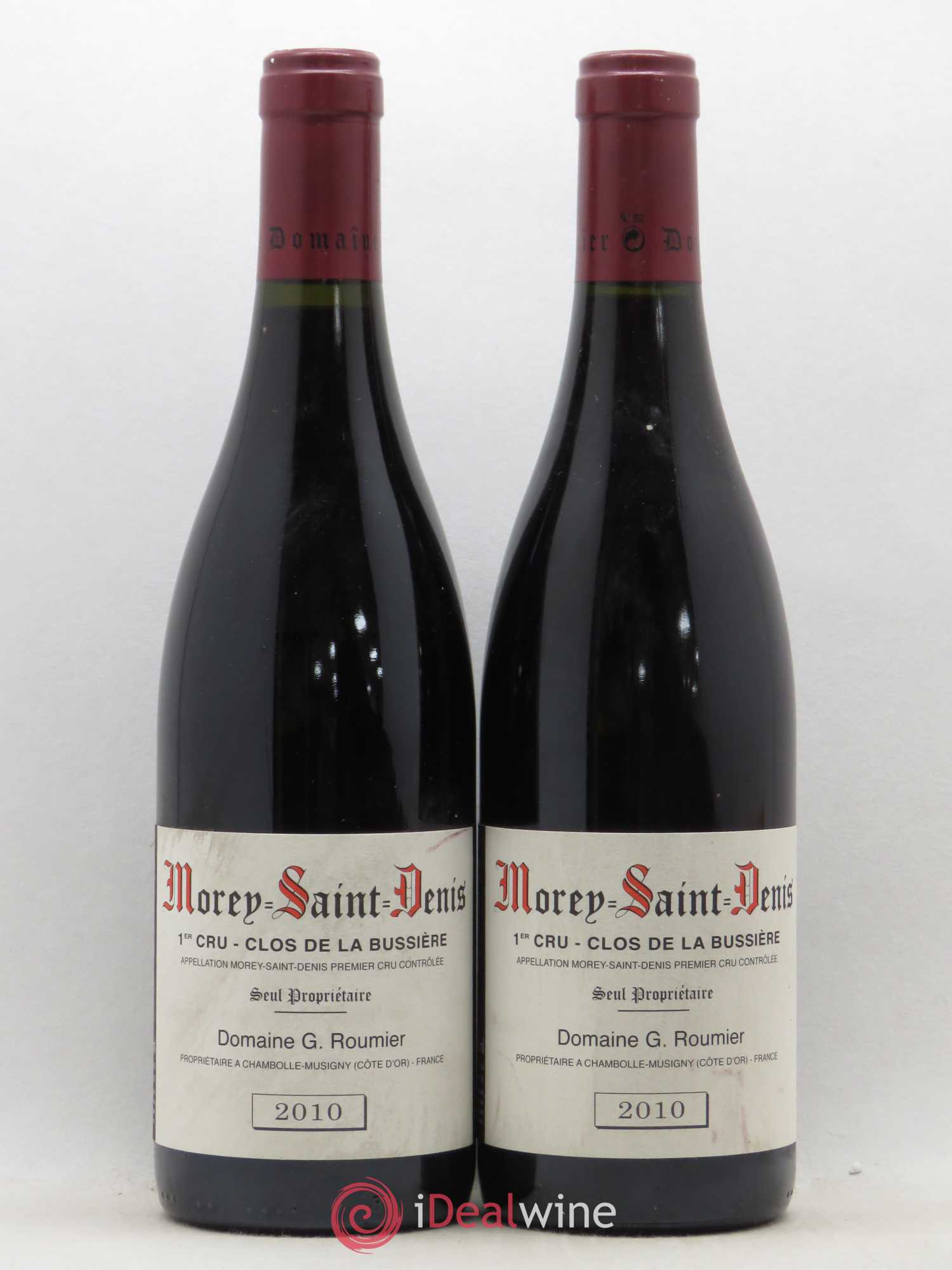 Morey-Saint-Denis 1er Cru Clos de la Bussière Georges Roumier (Domaine) 2010 - Lot de 2 bouteilles - 0
