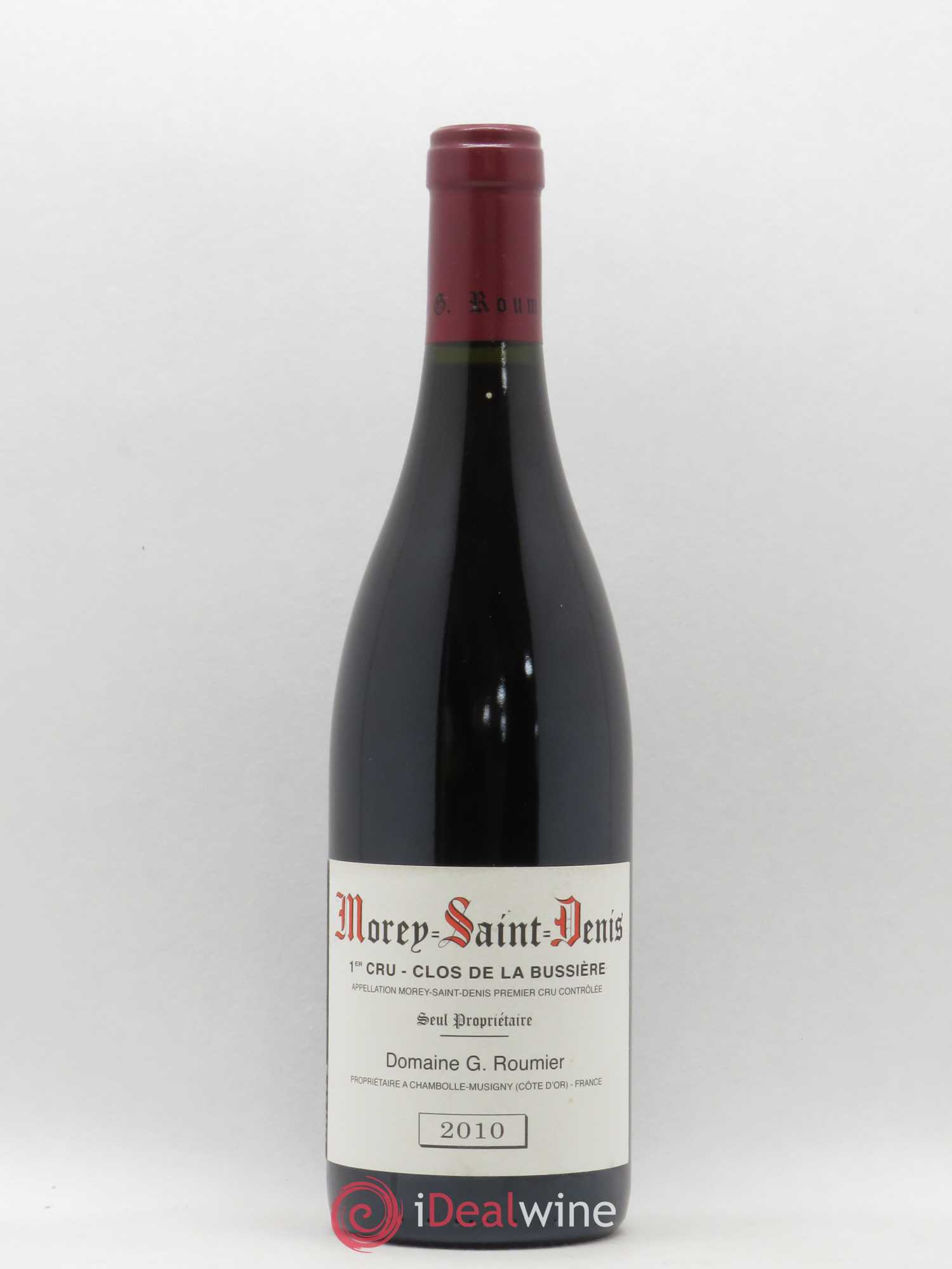 Morey-Saint-Denis 1er Cru Clos de la Bussière Georges Roumier (Domaine) 2010 - Lot de 1 bouteille - 0