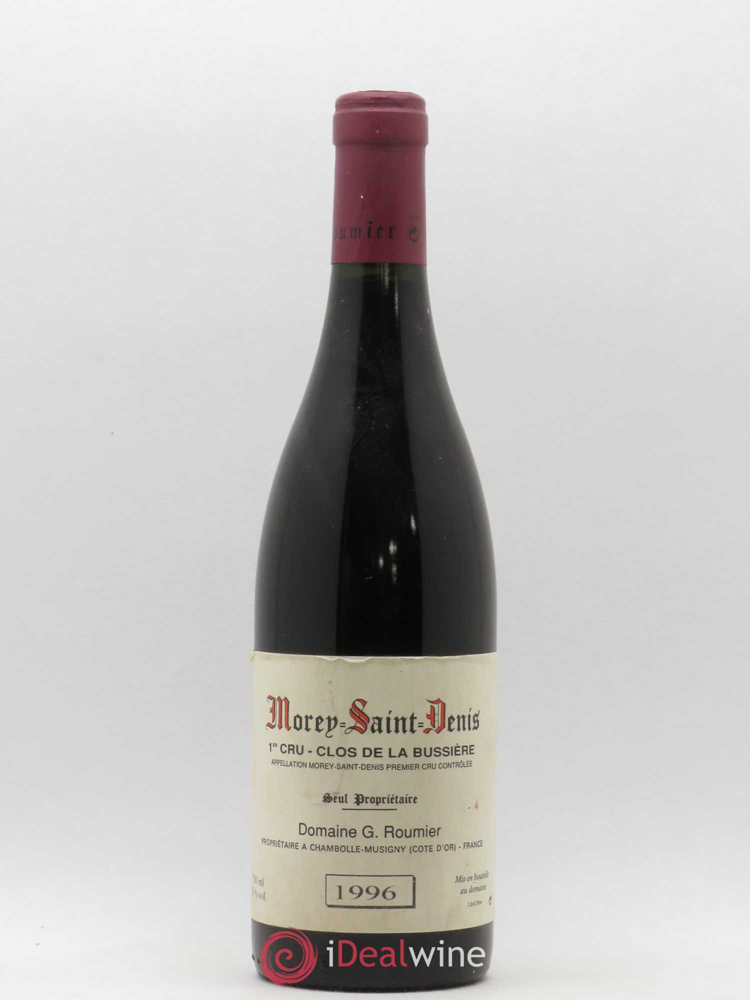 Morey-Saint-Denis 1er Cru Clos de la Bussière Georges Roumier (Domaine) 1996 - Lot de 1 bouteille - 0