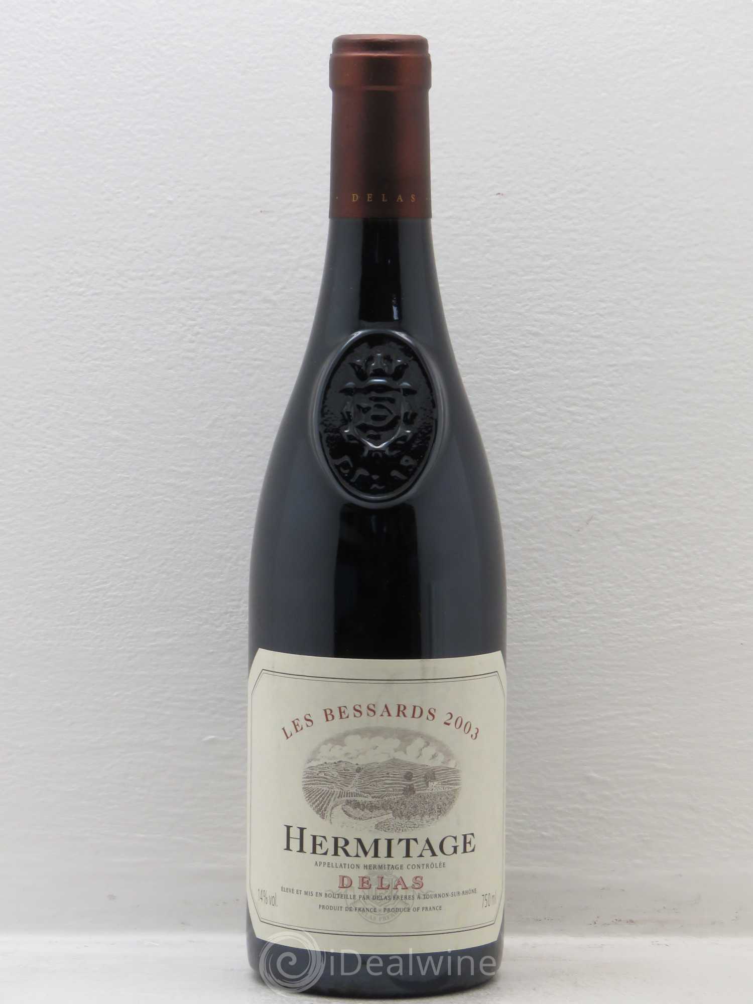 Hermitage Les Bessards Delas Frères 2003 - Lot de 1 bouteille - 0